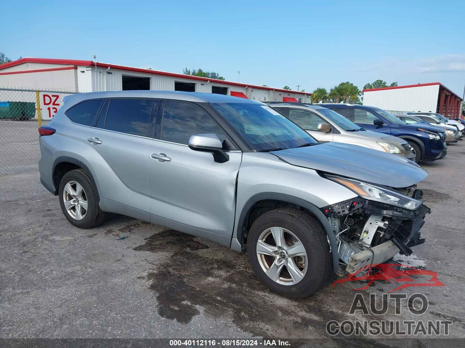 TOYOTA HIGHLANDER 2020 - 5TDCZRAH6LS504159