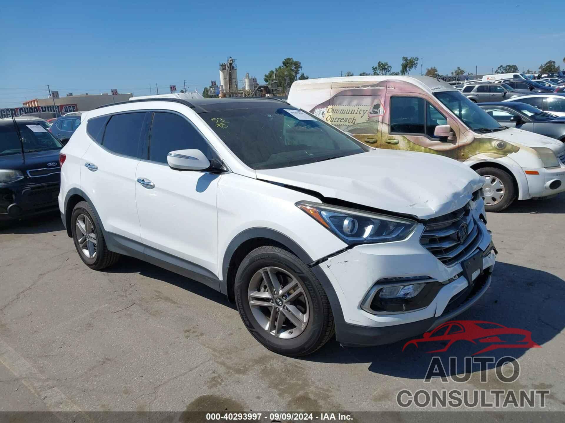 HYUNDAI SANTA FE SPORT 2017 - 5XYZUDLB7HG444336