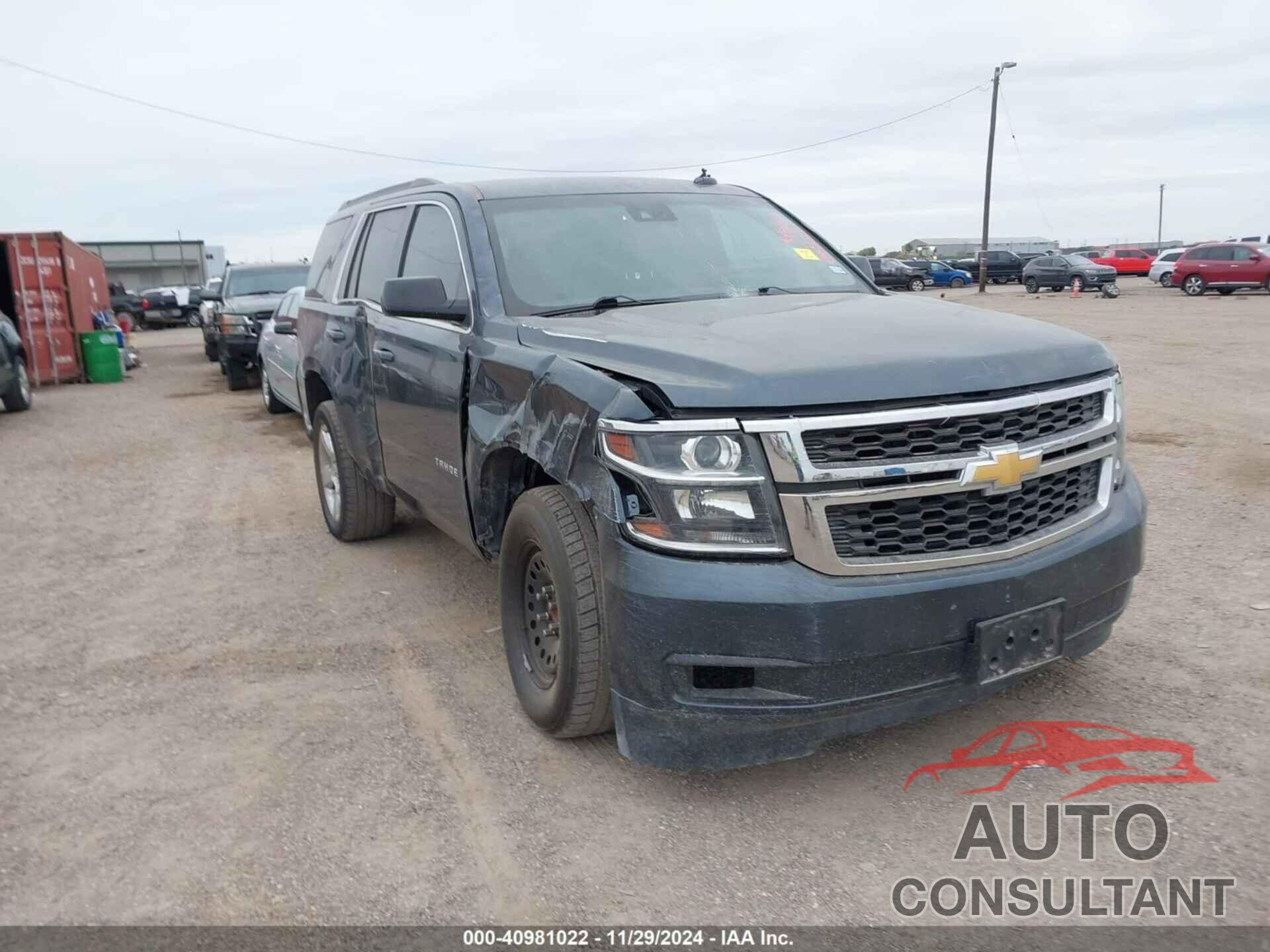 CHEVROLET TAHOE 2019 - 1GNSCAKC7KR164171
