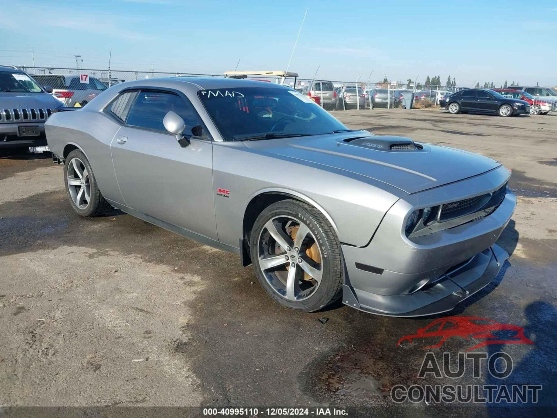 DODGE CHALLENGER 2014 - 2C3CDYBT8EH281818