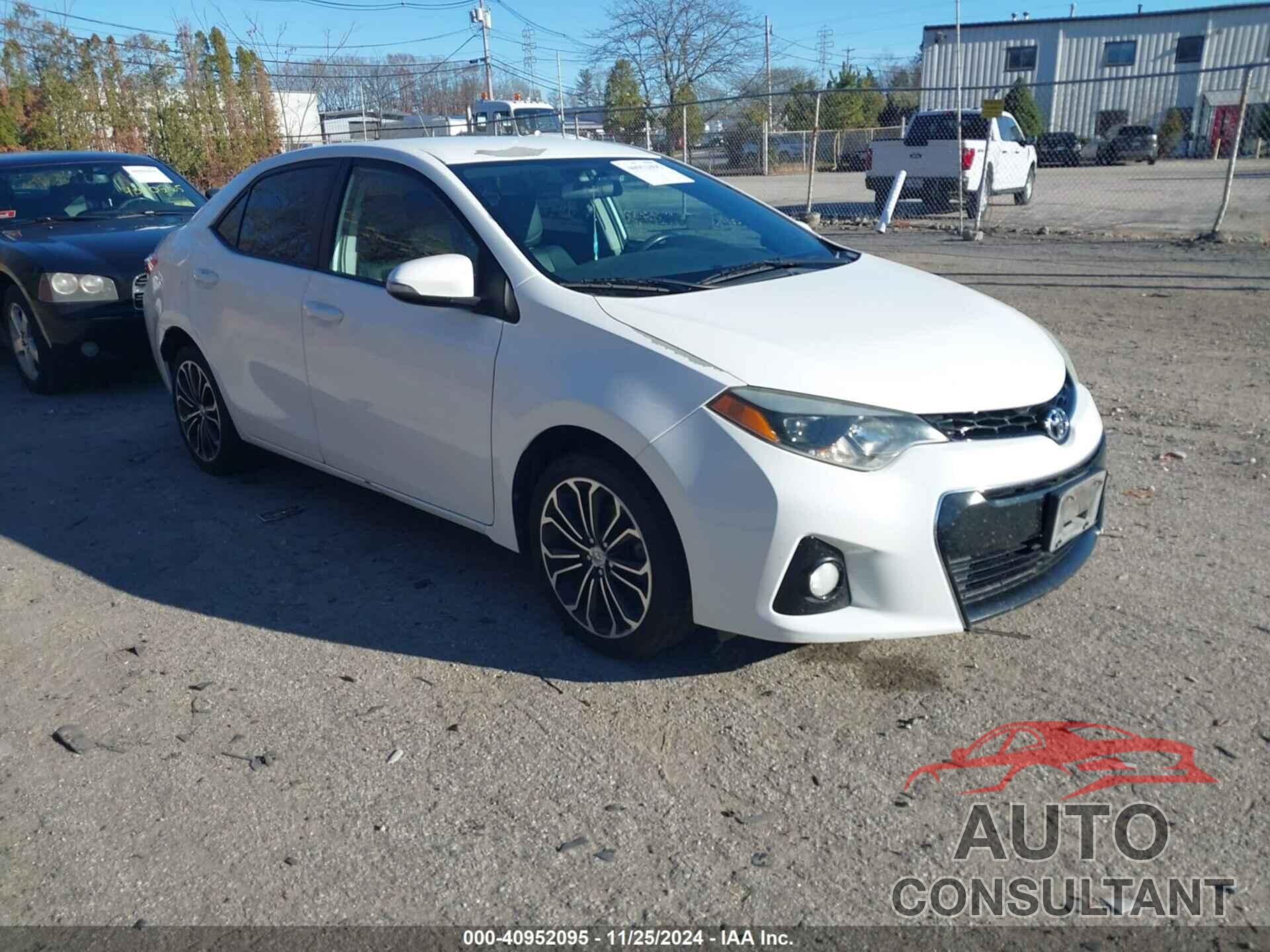 TOYOTA COROLLA 2015 - 5YFBURHE5FP353656