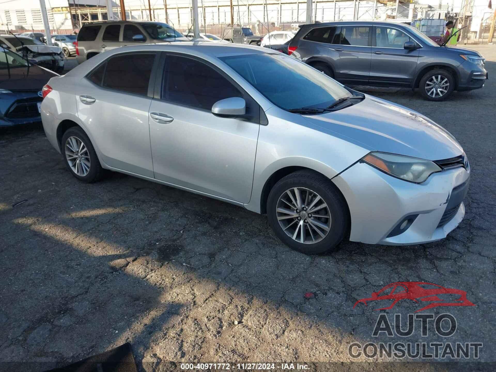 TOYOTA COROLLA 2014 - 5YFBURHEXEP116188