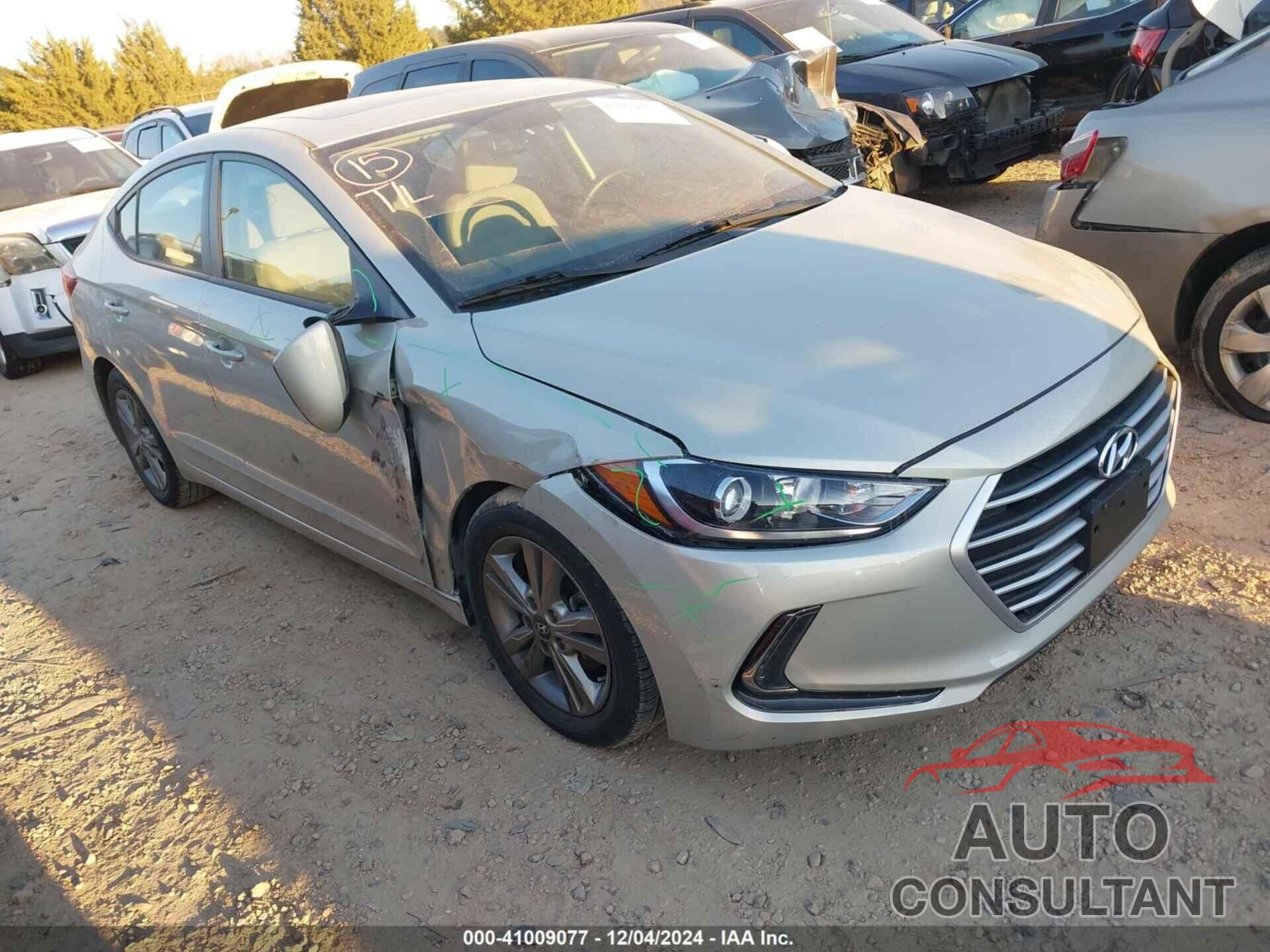 HYUNDAI ELANTRA 2017 - 5NPD84LFXHH187327