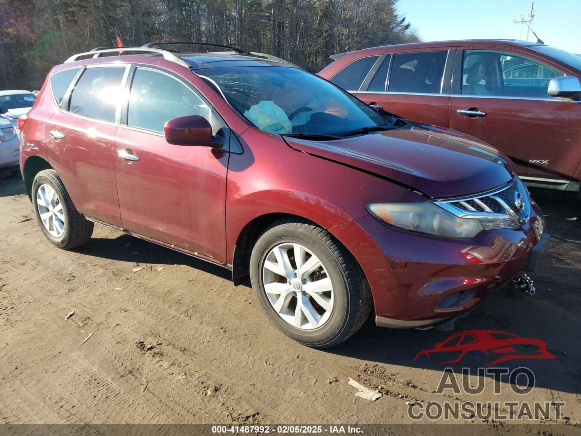 NISSAN MURANO 2012 - JN8AZ1MW2CW215366