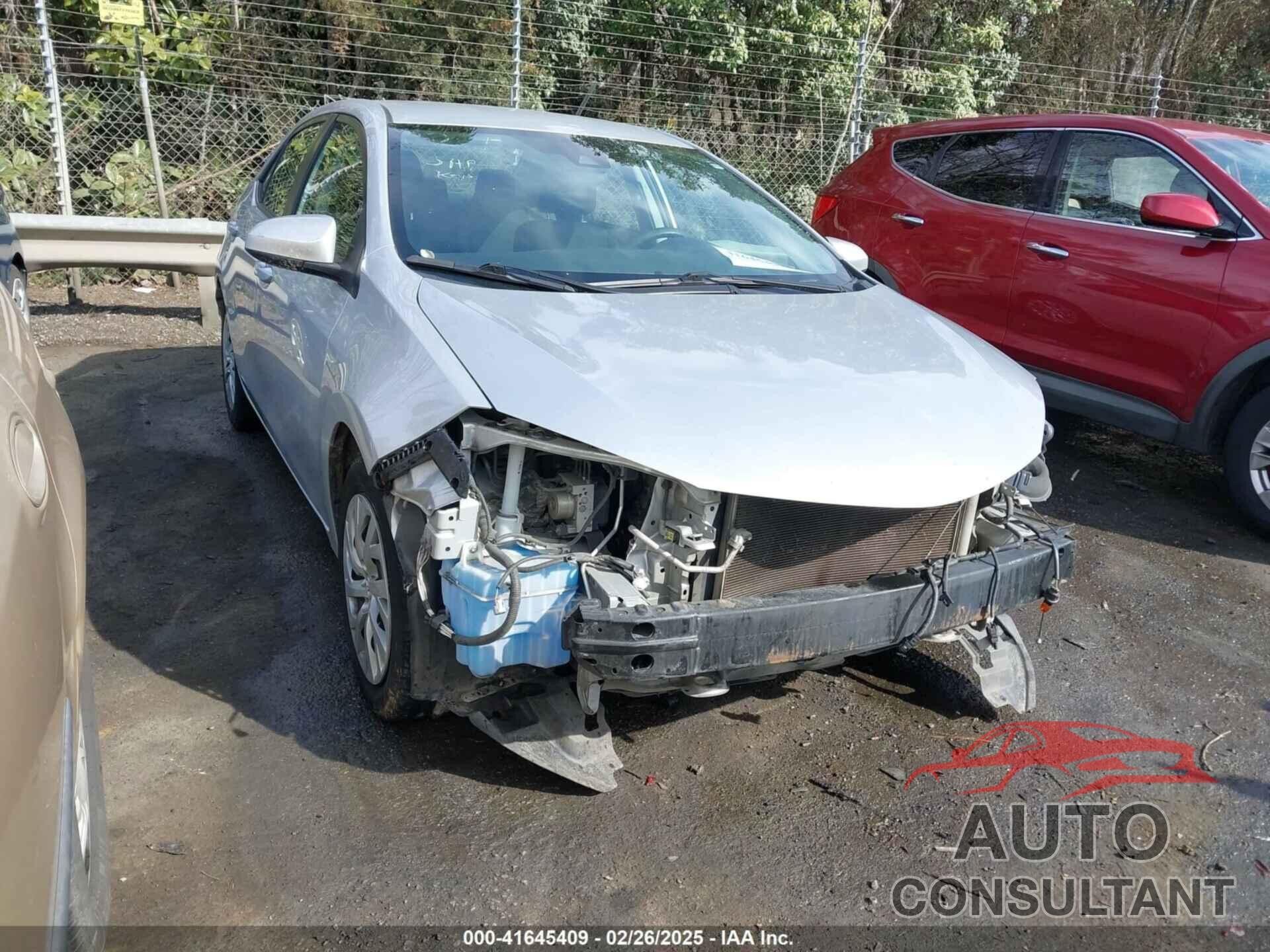 TOYOTA COROLLA 2019 - 2T1BURHE1KC156154