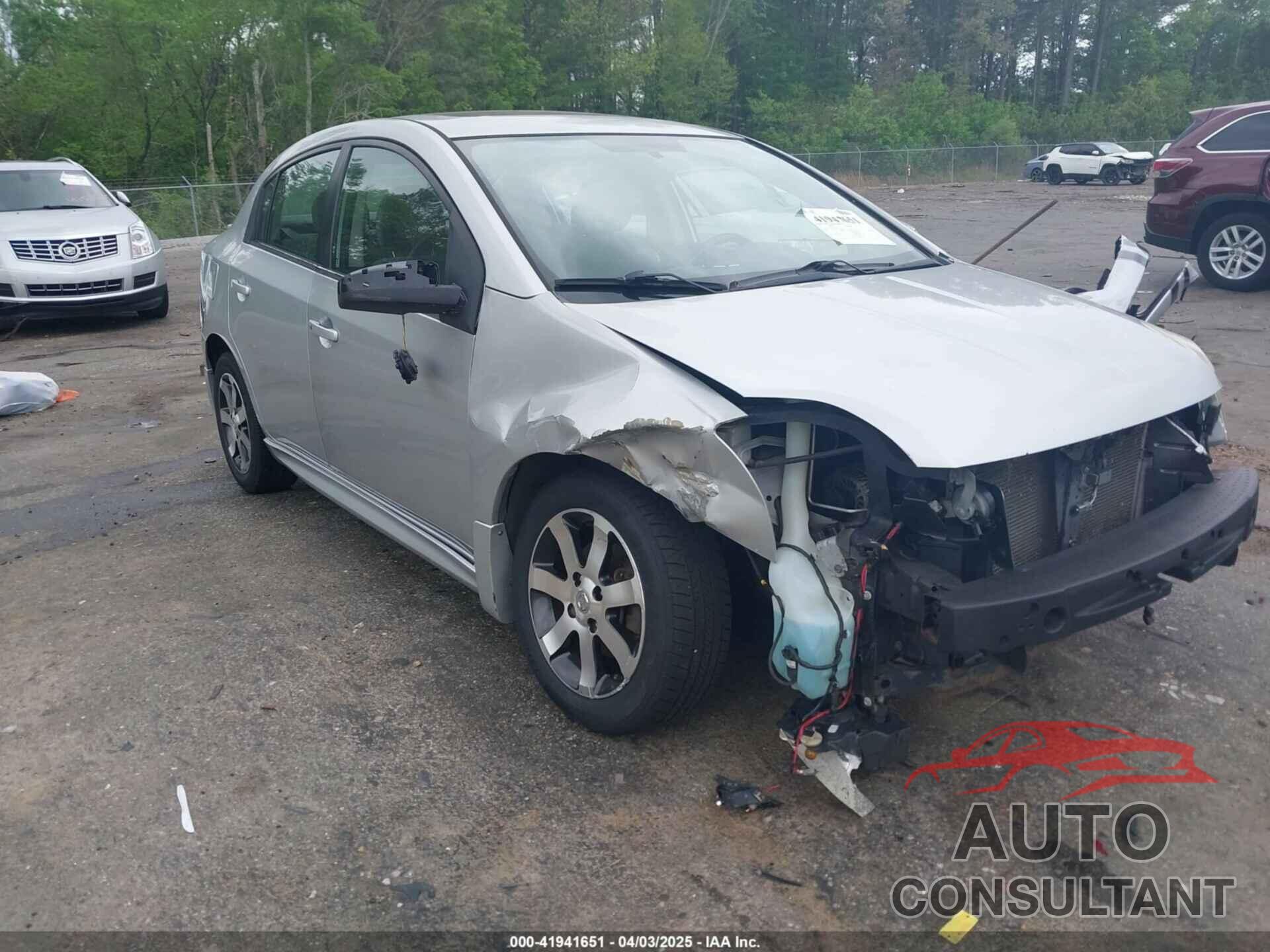 NISSAN SENTRA 2012 - 3N1AB6AP5CL697026