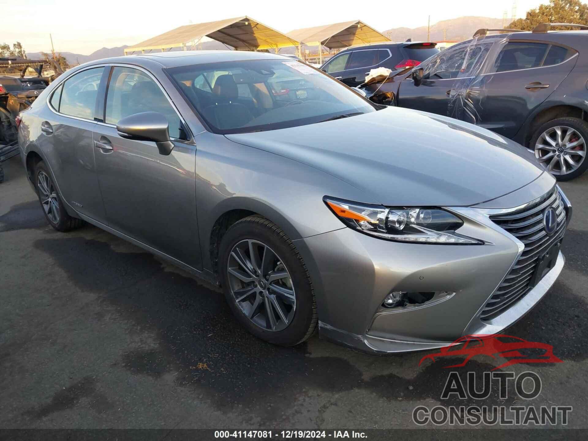 LEXUS ES 300H 2018 - JTHBW1GG5J2193962