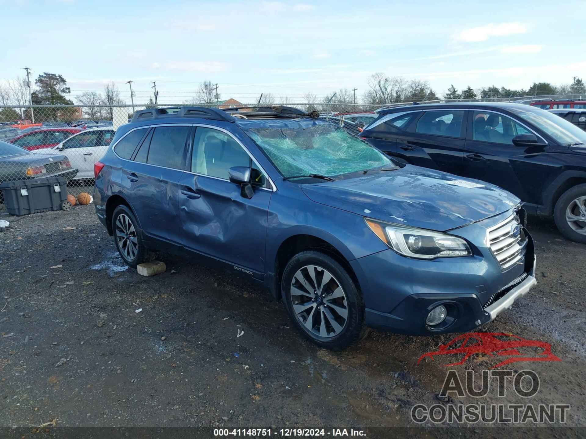 SUBARU OUTBACK 2016 - 4S4BSANC7G3278149