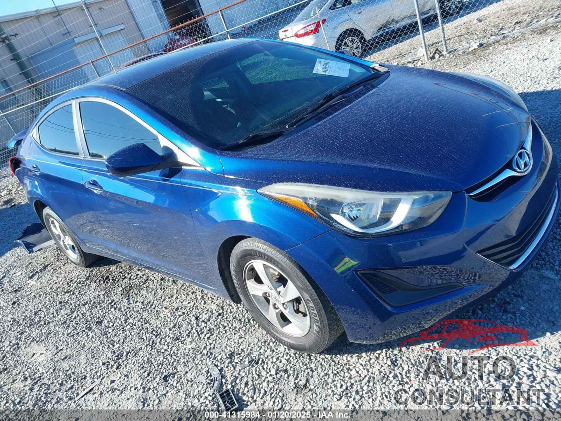 HYUNDAI ELANTRA 2015 - 5NPDH4AE1FH570001