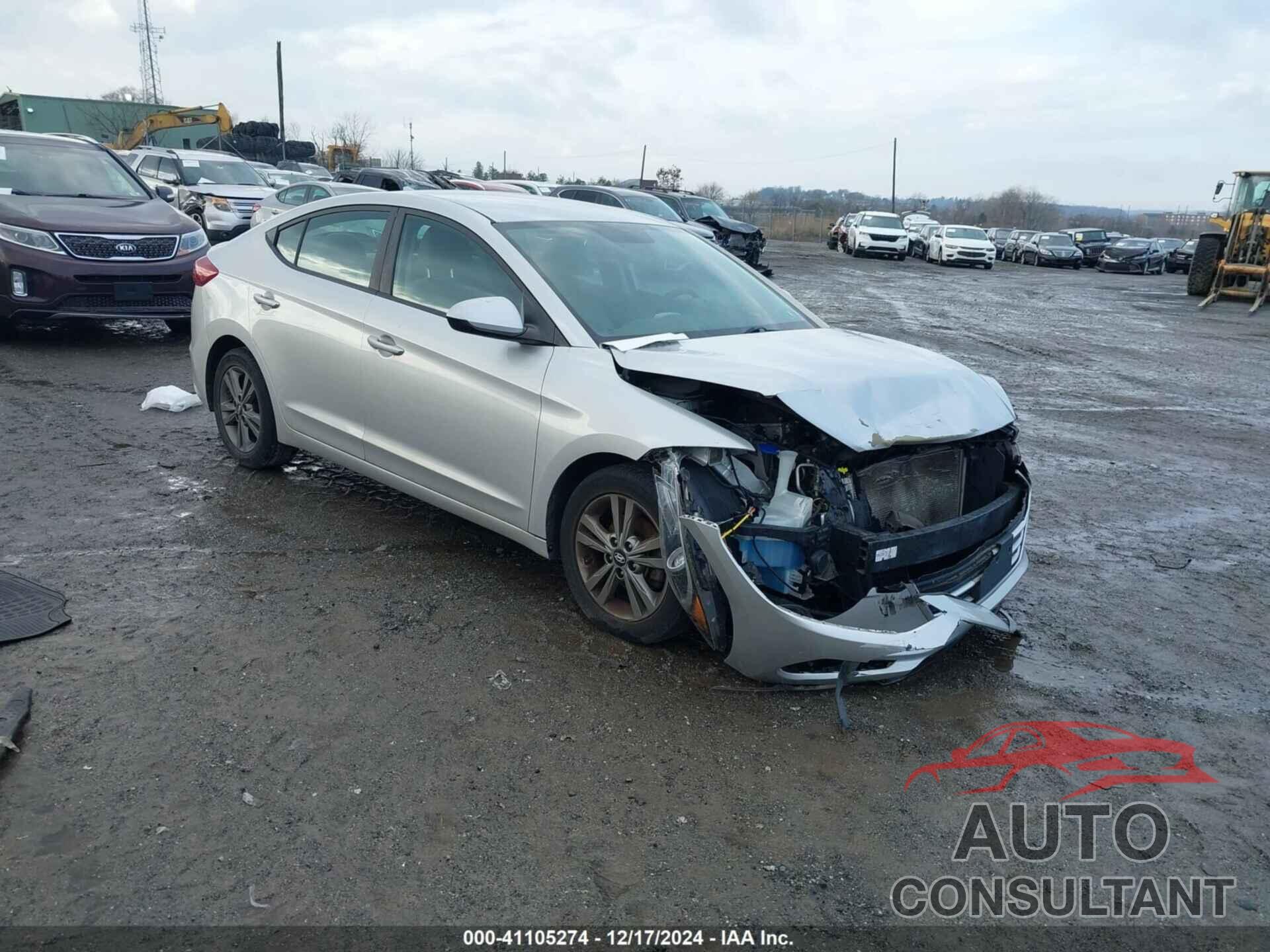 HYUNDAI ELANTRA 2018 - 5NPD84LF3JH258132