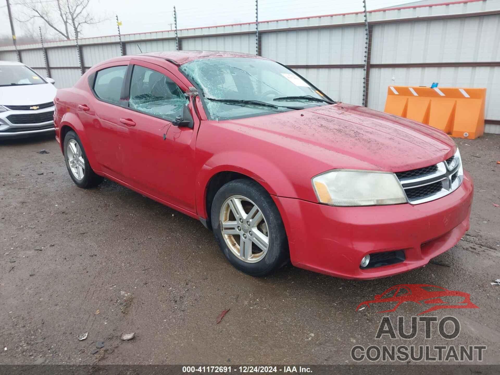 DODGE AVENGER 2013 - 1C3CDZCG8DN525027