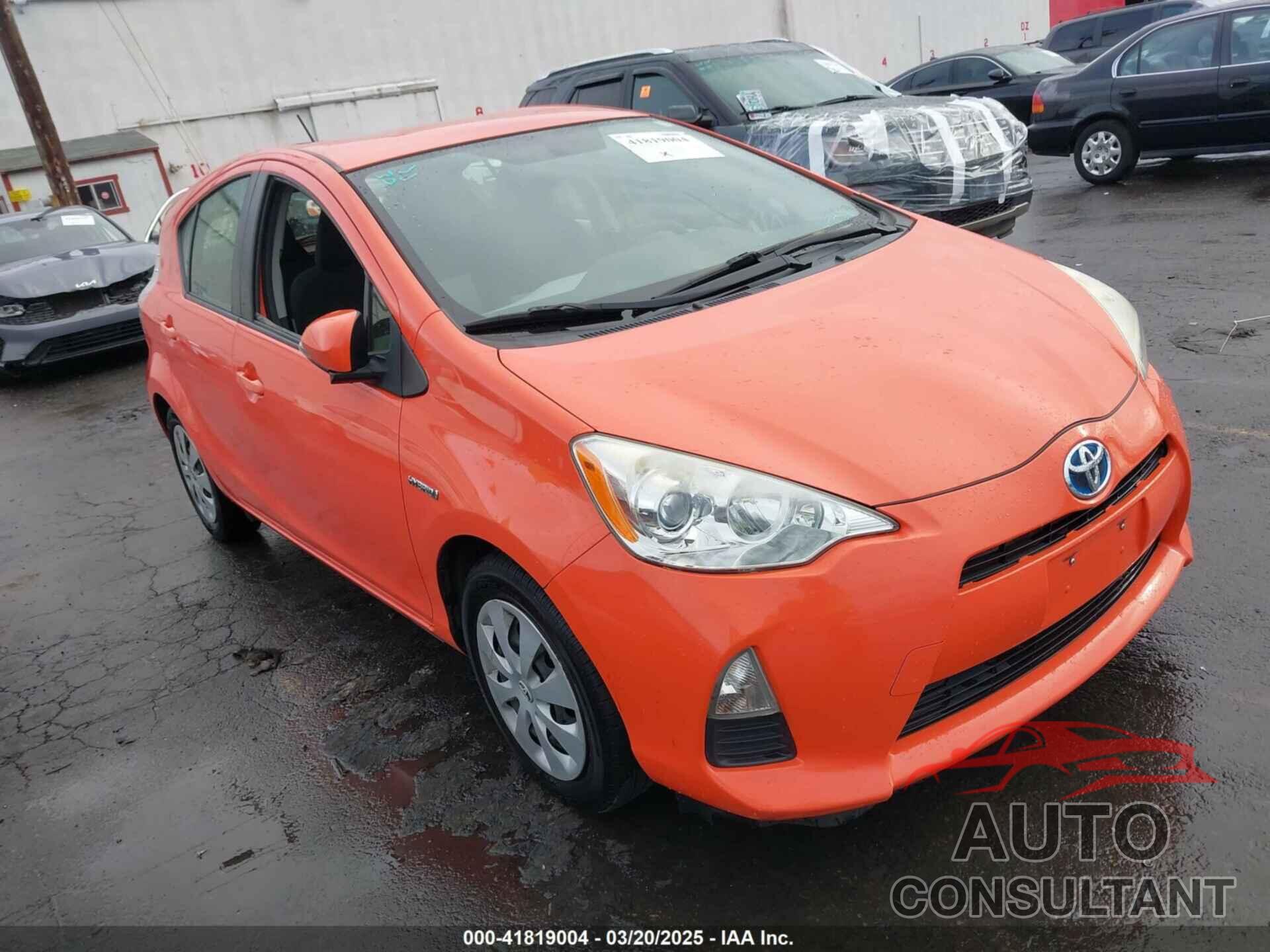 TOYOTA PRIUS C 2012 - JTDKDTB32C1012428