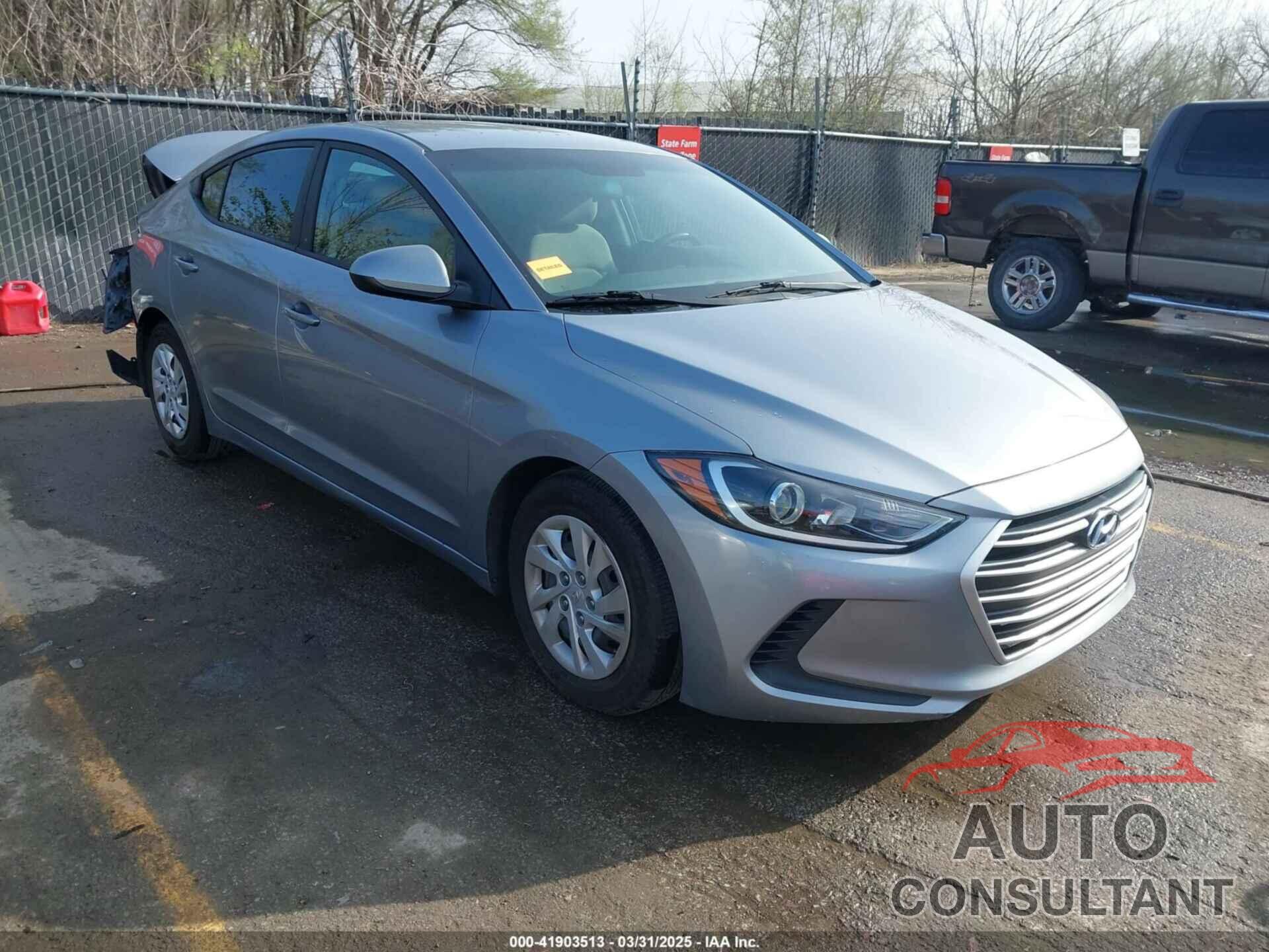 HYUNDAI ELANTRA 2017 - 5NPD74LF9HH176080