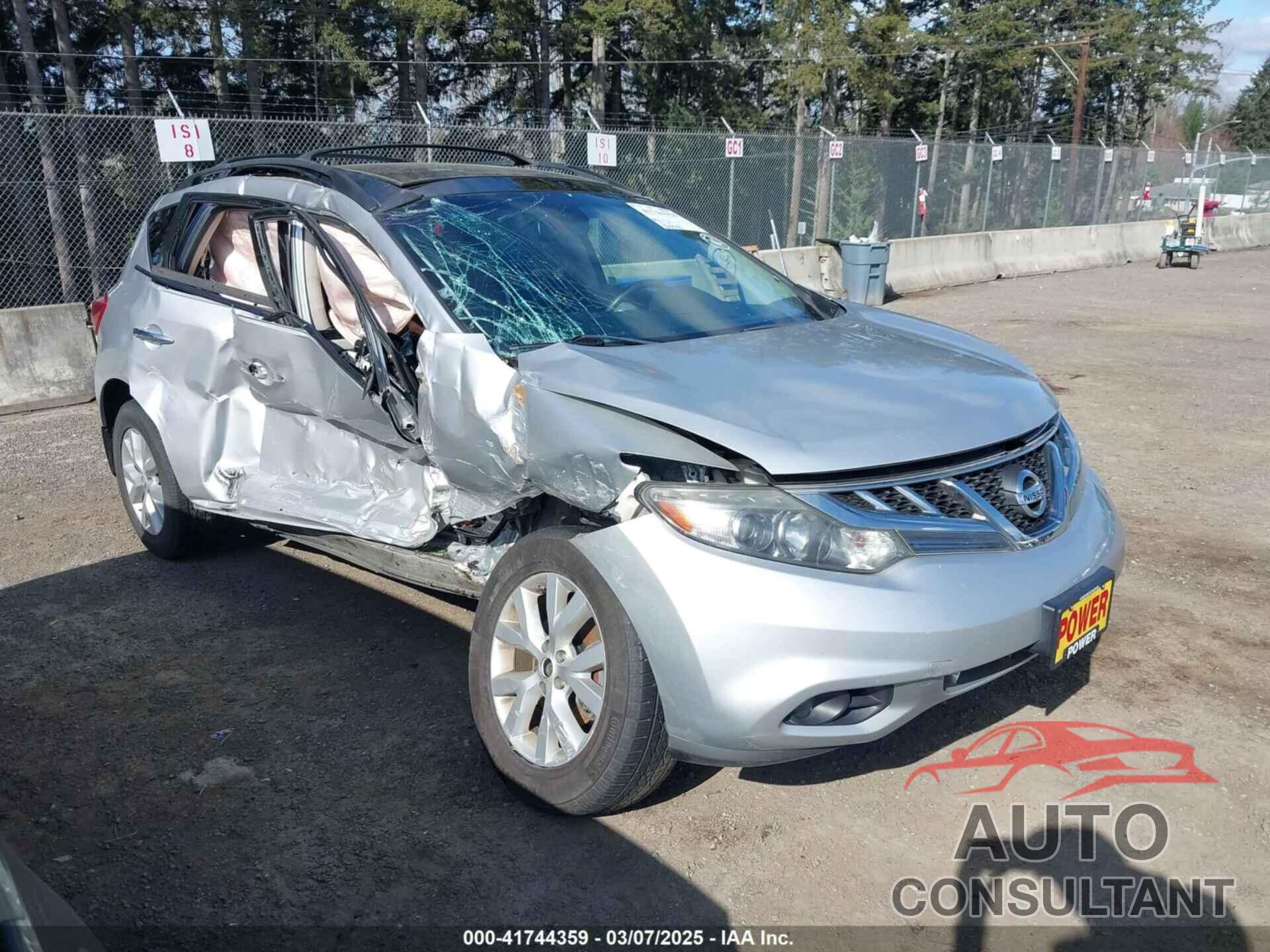NISSAN MURANO 2011 - JN8AZ1MU9BW066323