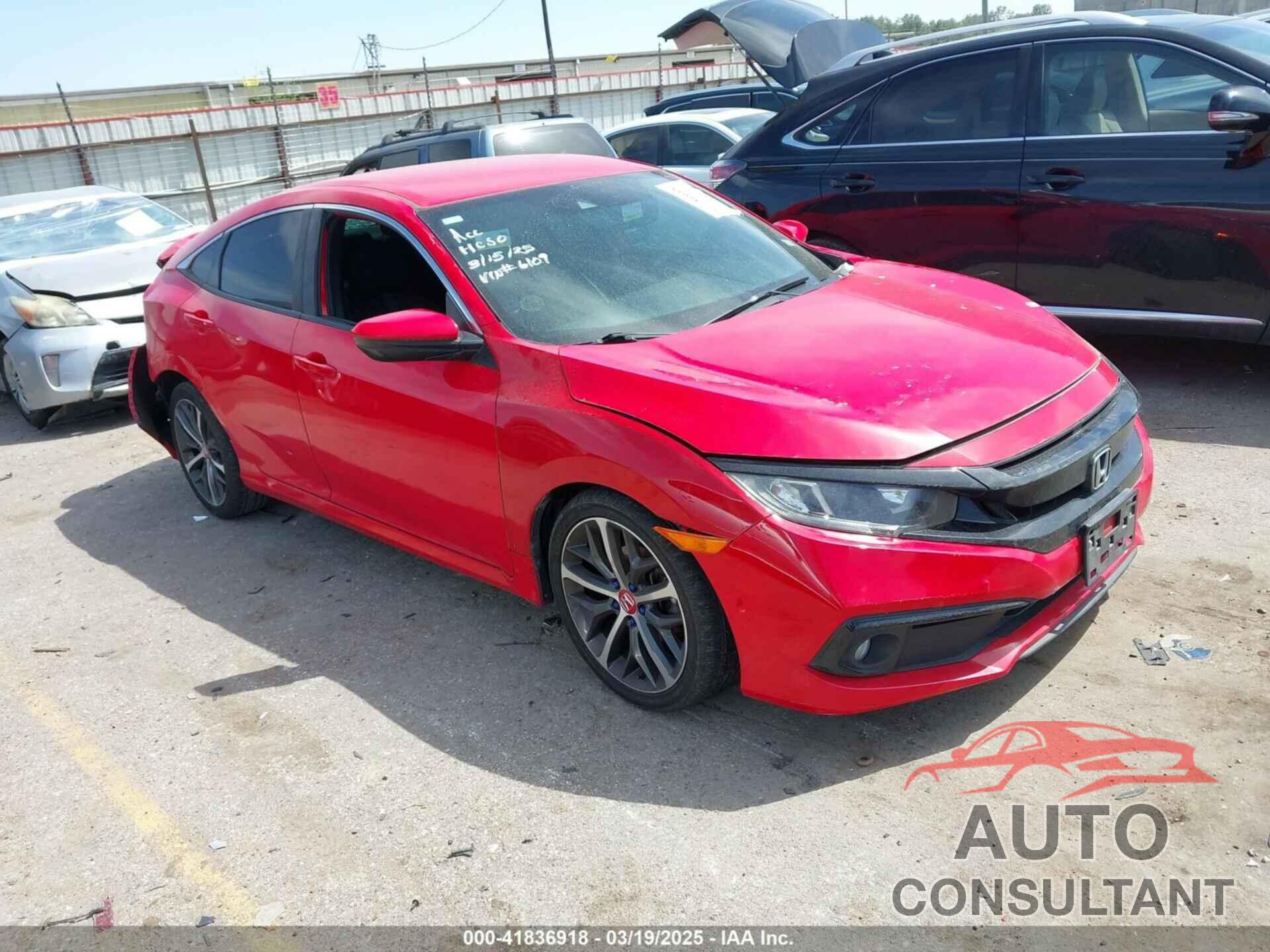 HONDA CIVIC 2020 - 2HGFC2F87LH586109