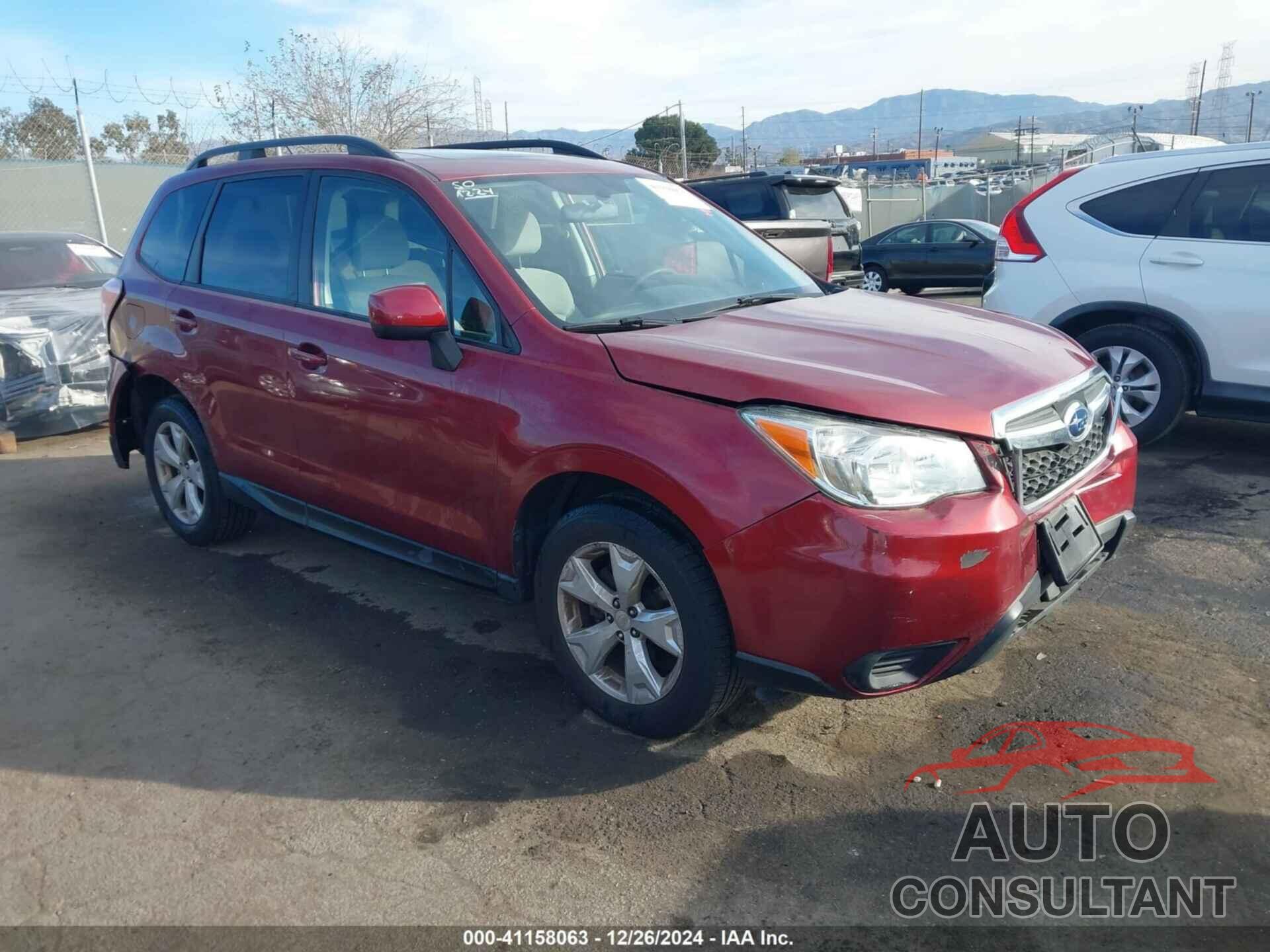 SUBARU FORESTER 2015 - JF2SJADC0FH407344