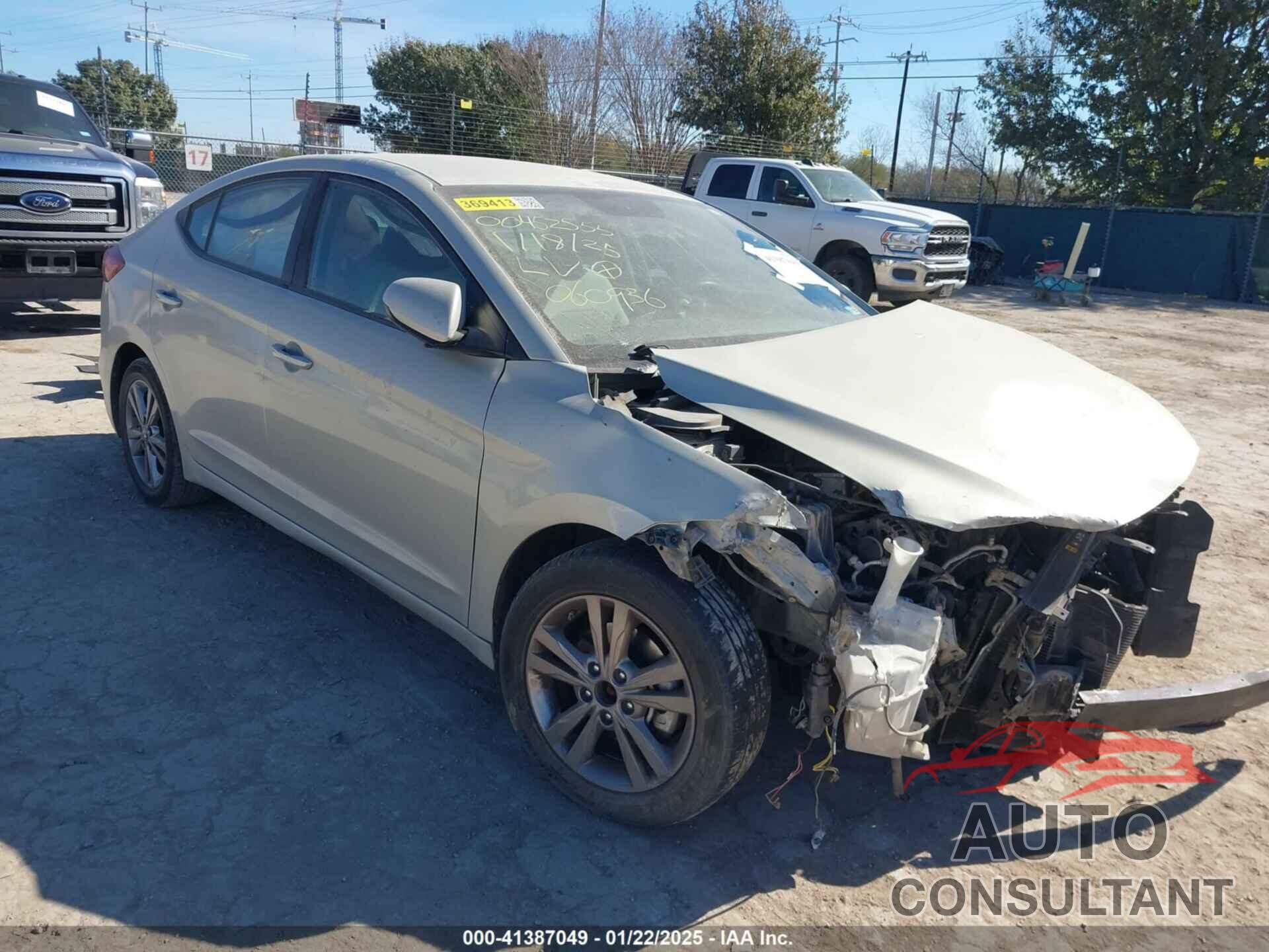 HYUNDAI ELANTRA 2017 - KMHD84LF1HU060936