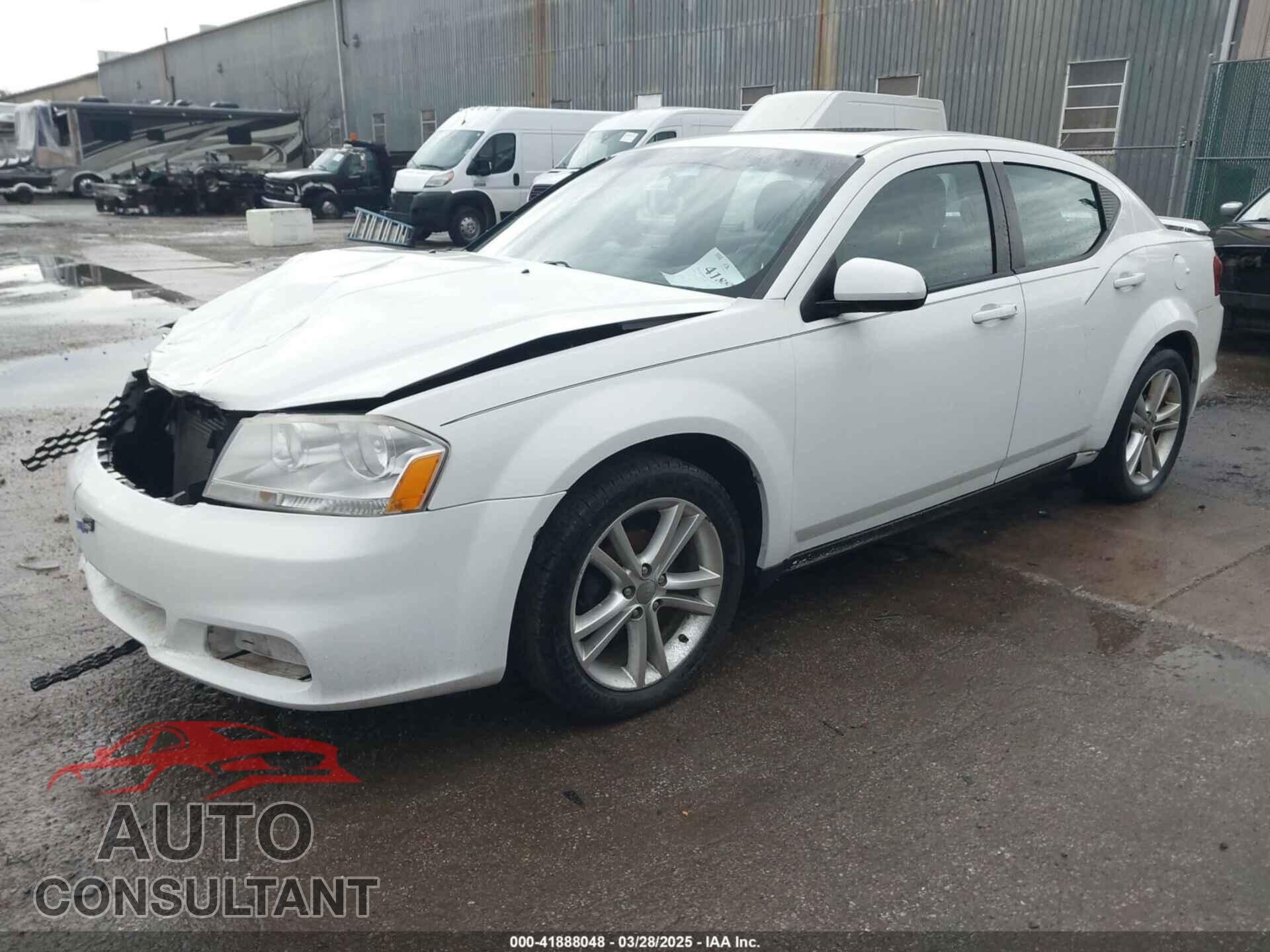 DODGE AVENGER 2012 - 1C3CDZCB2CN201400