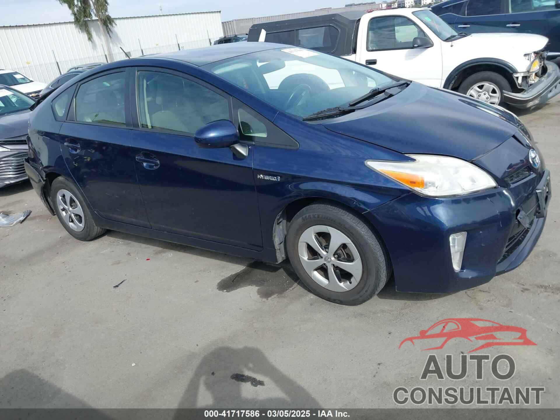 TOYOTA PRIUS 2012 - JTDKN3DU4C1548123