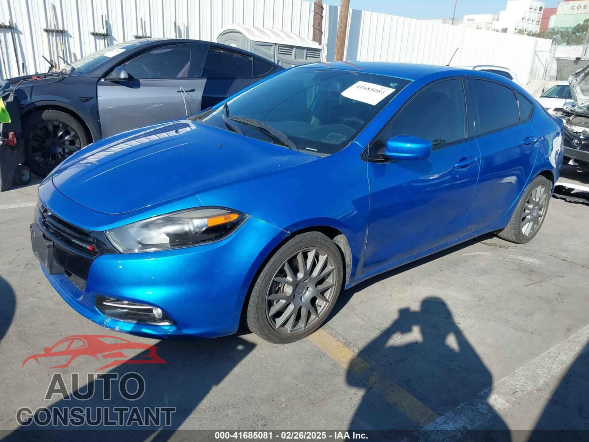DODGE DART 2015 - 1C3CDFBB5FD201319