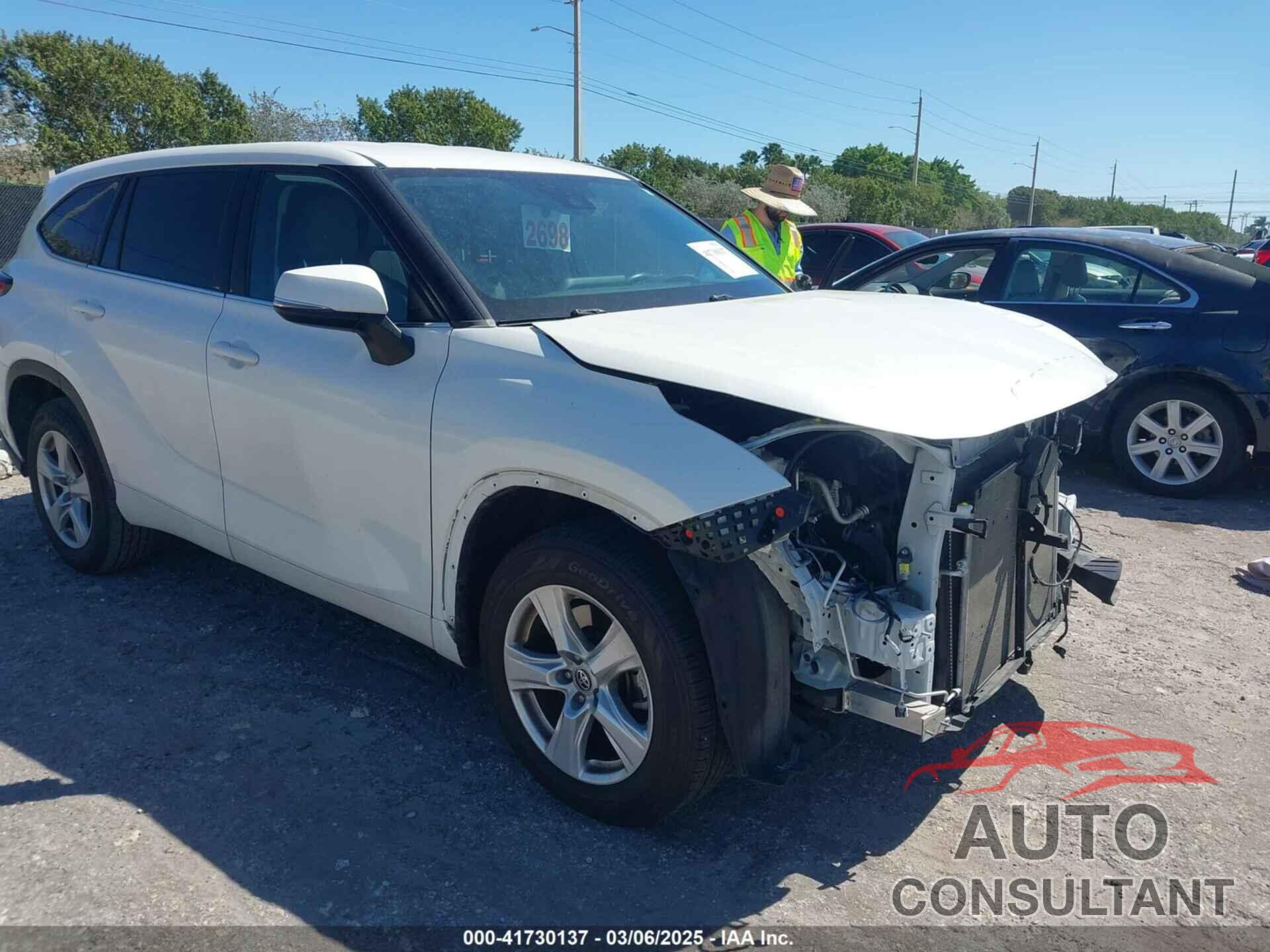 TOYOTA HIGHLANDER 2021 - 5TDCZRAH2MS078617