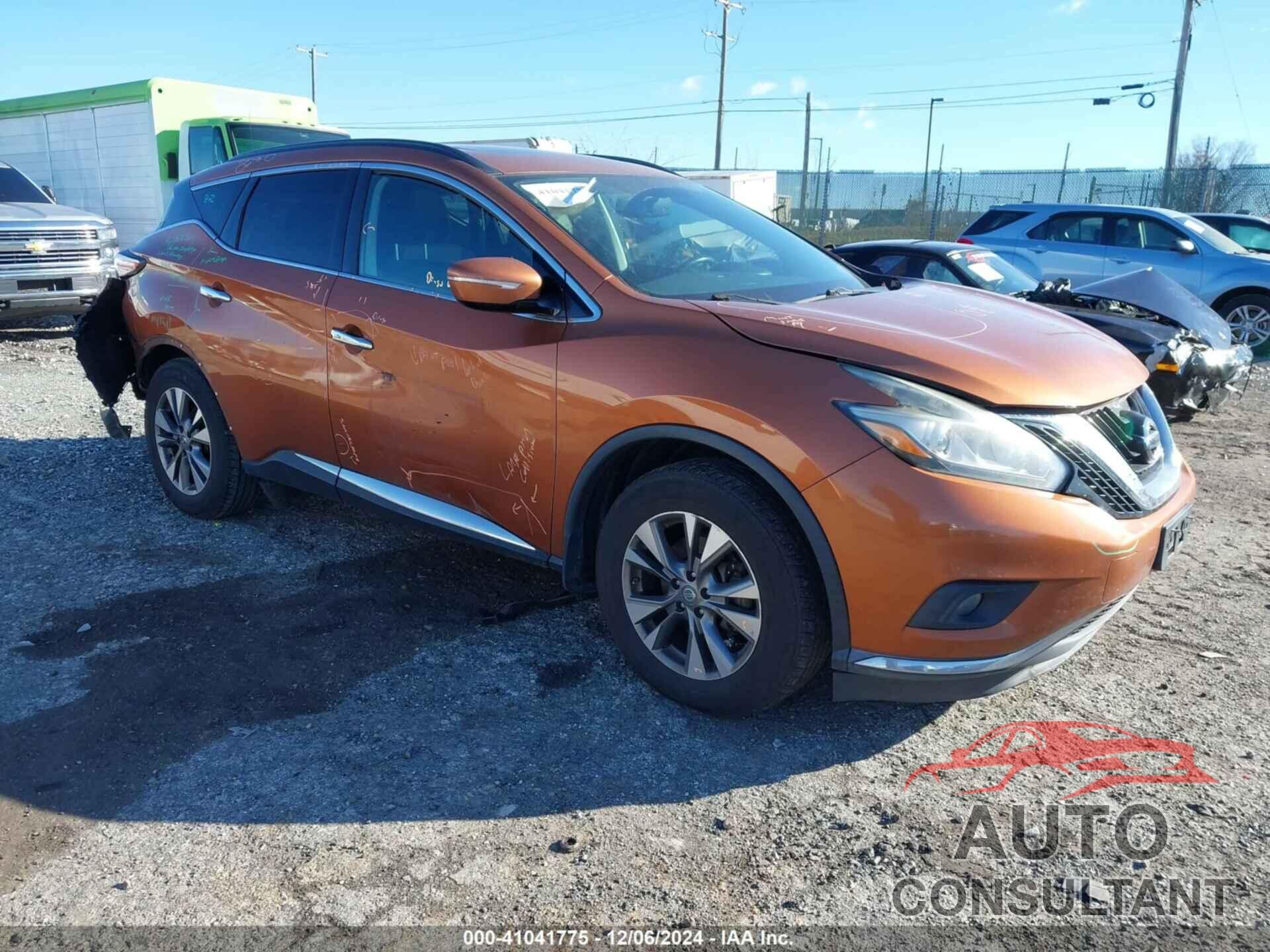 NISSAN MURANO 2015 - 5N1AZ2MH2FN226313