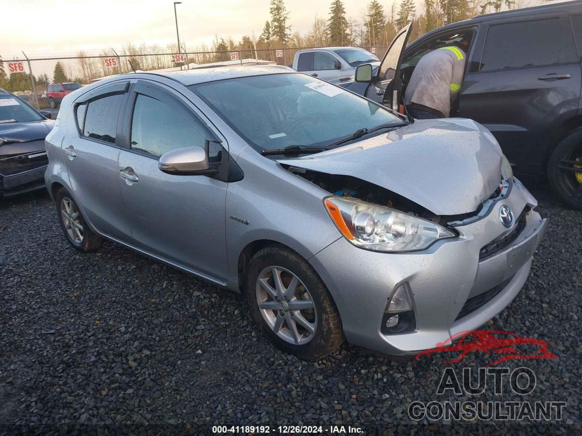 TOYOTA PRIUS C 2012 - JTDKDTB37C1514061