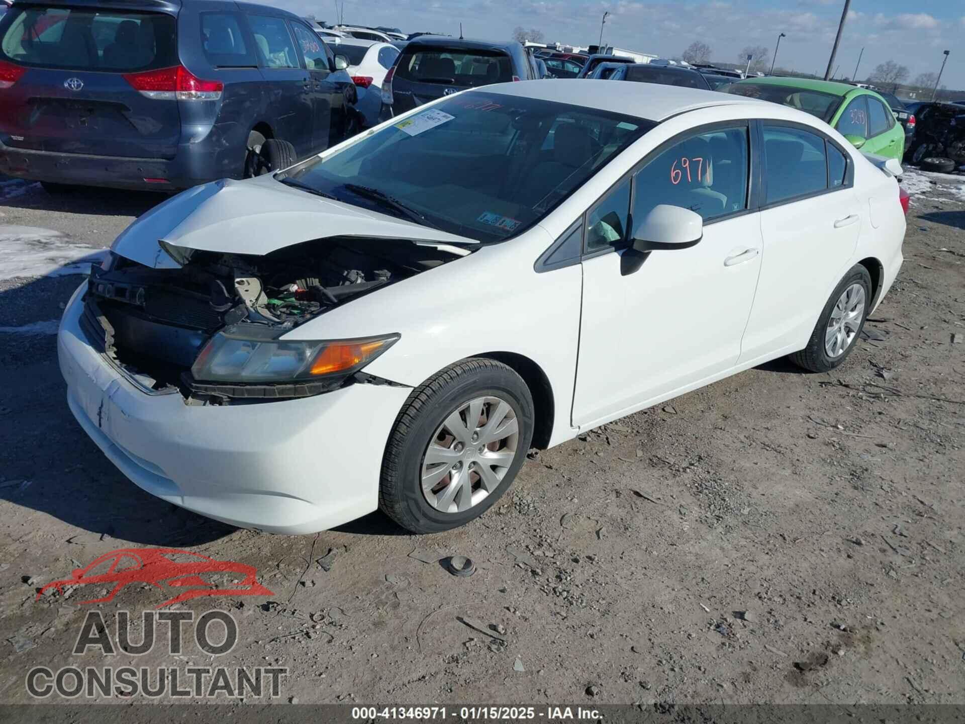 HONDA CIVIC SDN 2012 - 19XFB2F56CE358962