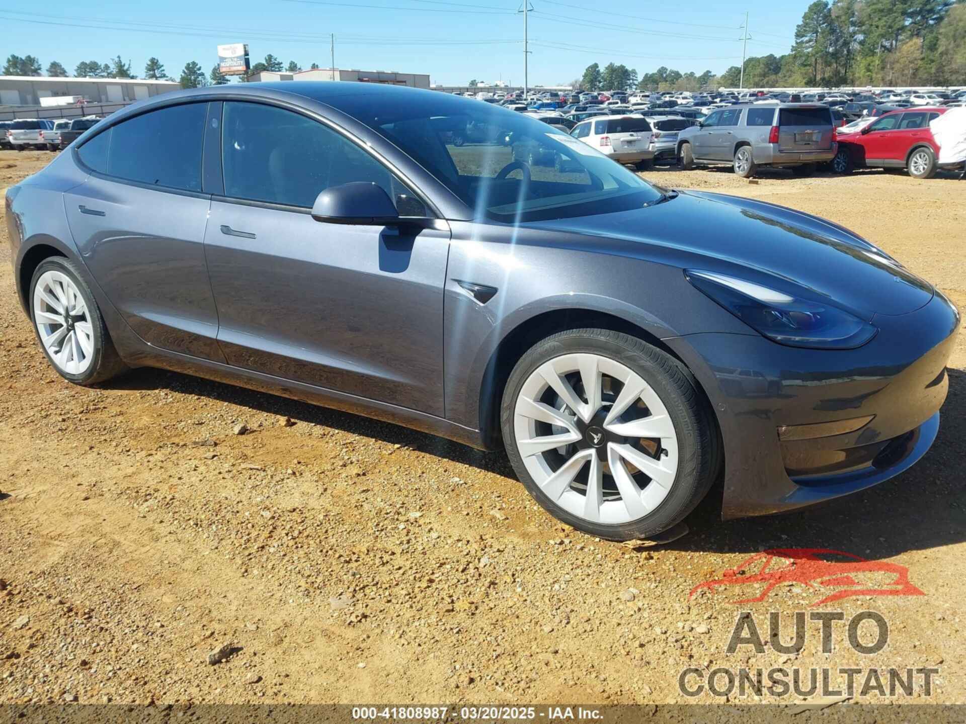 TESLA MODEL 3 2022 - 5YJ3E1EB3NF309632