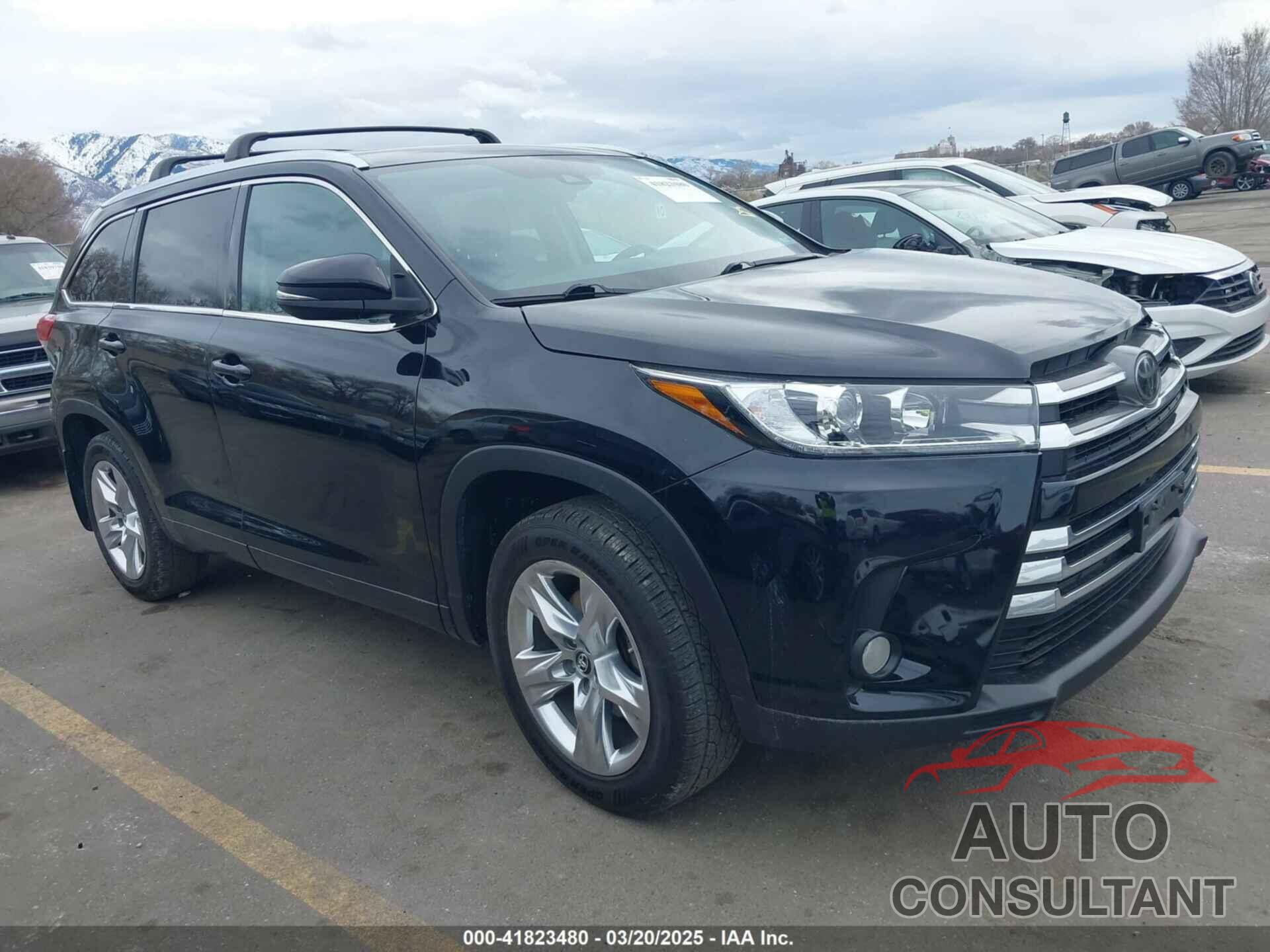 TOYOTA HIGHLANDER 2018 - 5TDDZRFH2JS904570