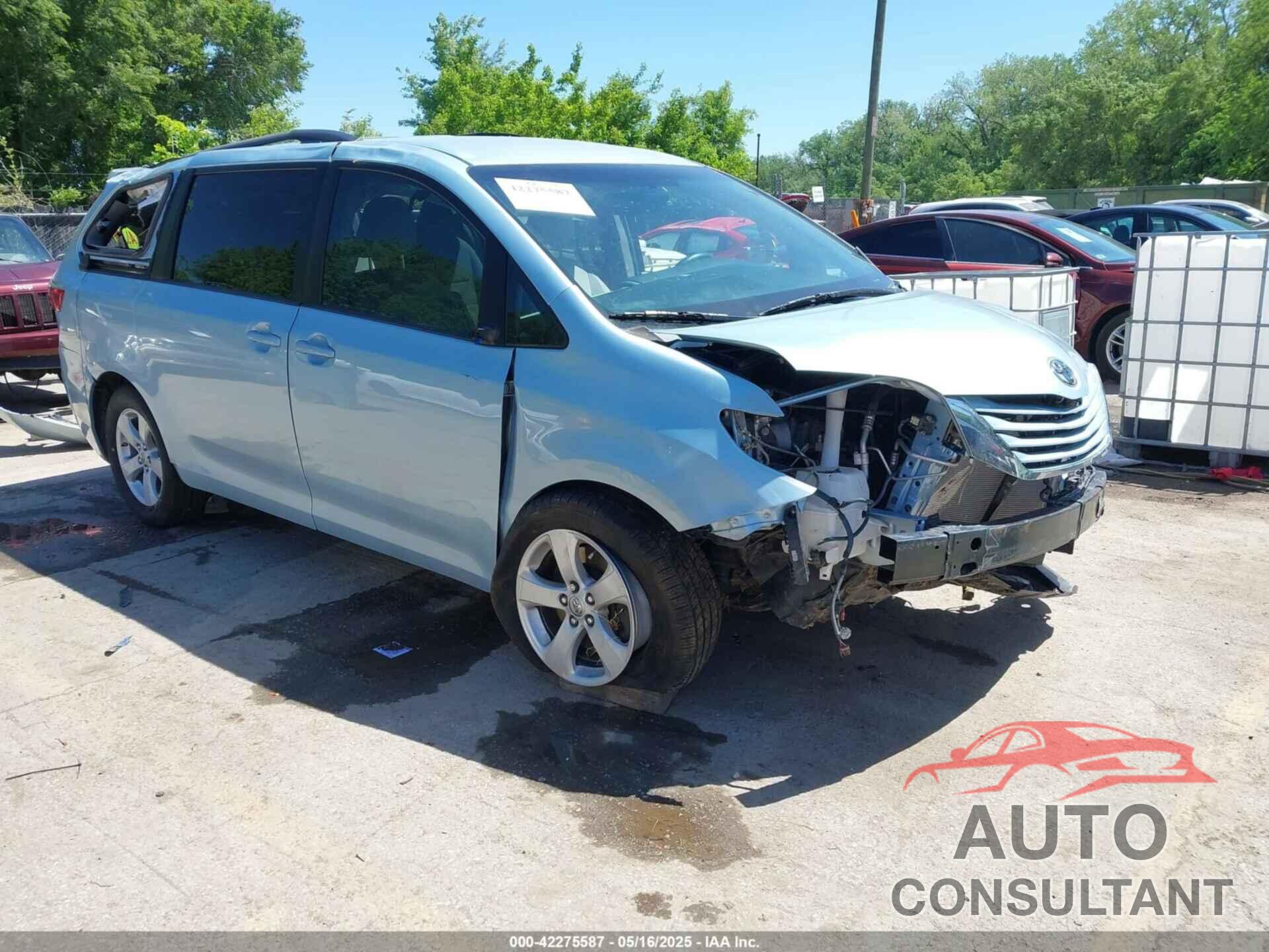 TOYOTA SIENNA 2017 - 5TDKZ3DC7HS766854