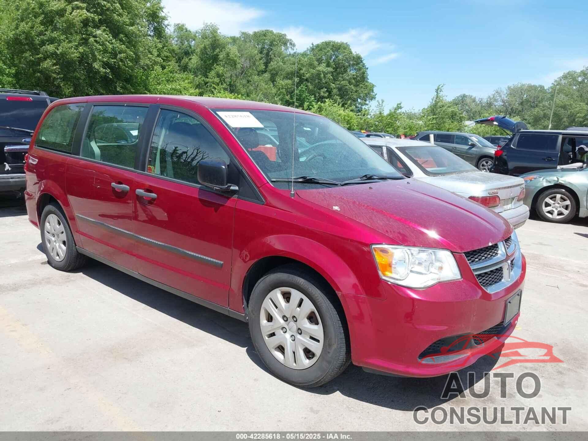 DODGE GRAND CARAVAN 2016 - 2C4RDGBG3GR251805