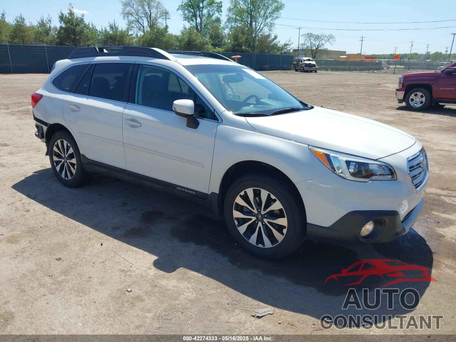 SUBARU OUTBACK 2015 - 4S4BSBLC8F3350936