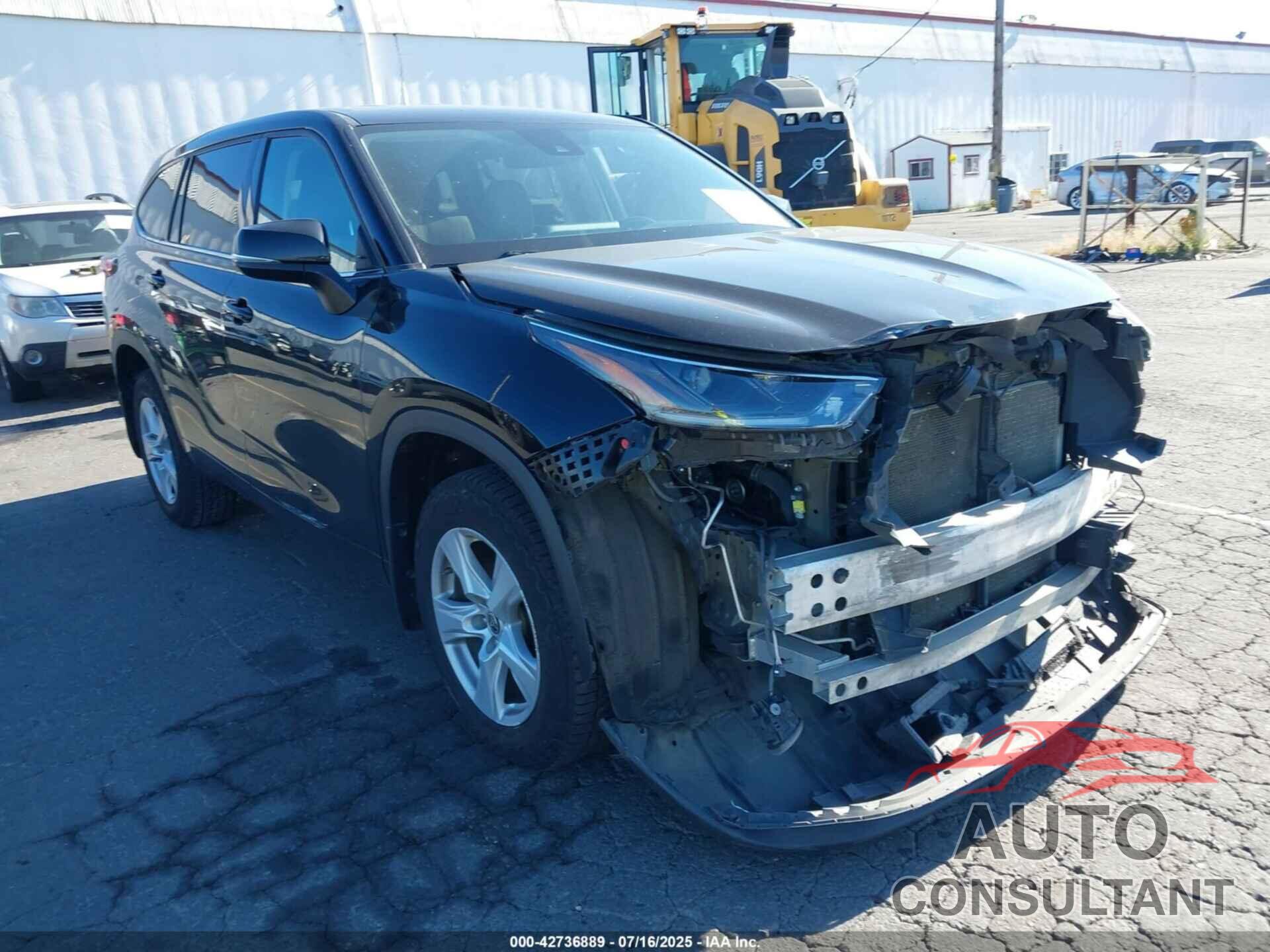 TOYOTA HIGHLANDER 2021 - 5TDBZRBH5MS129893