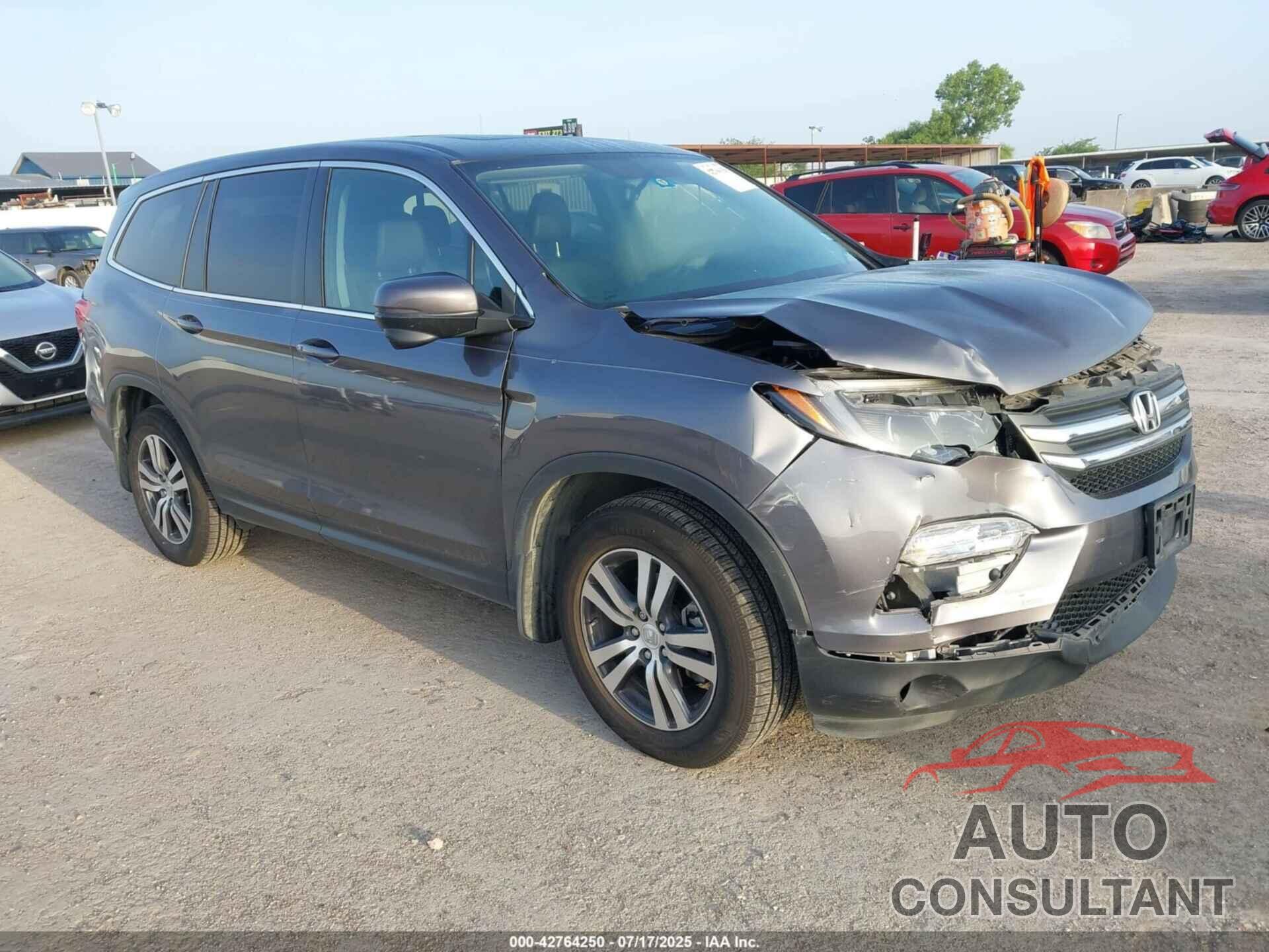 HONDA PILOT 2017 - 5FNYF5H86HB020761