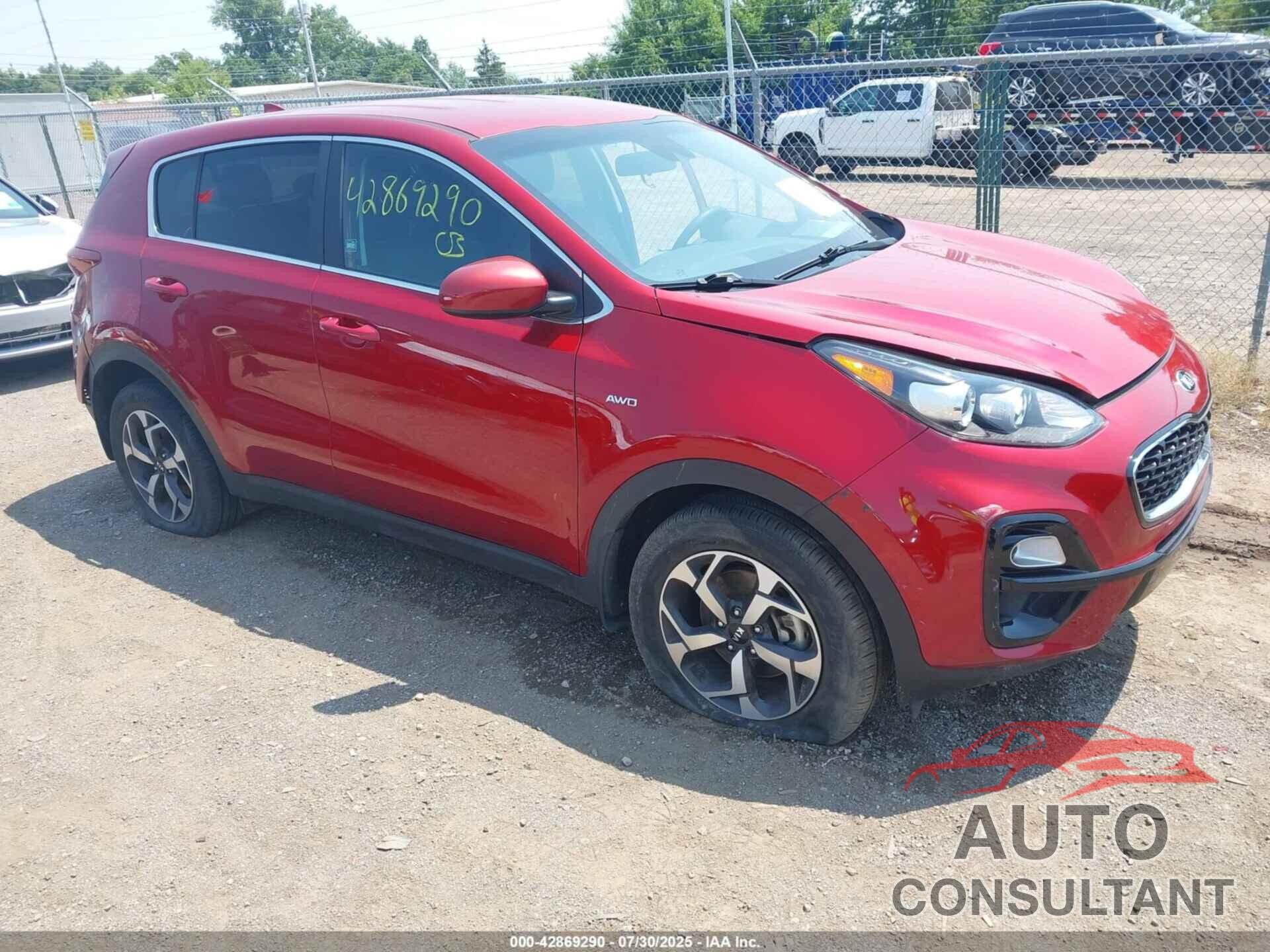 KIA SPORTAGE 2021 - KNDPMCACXM7885138