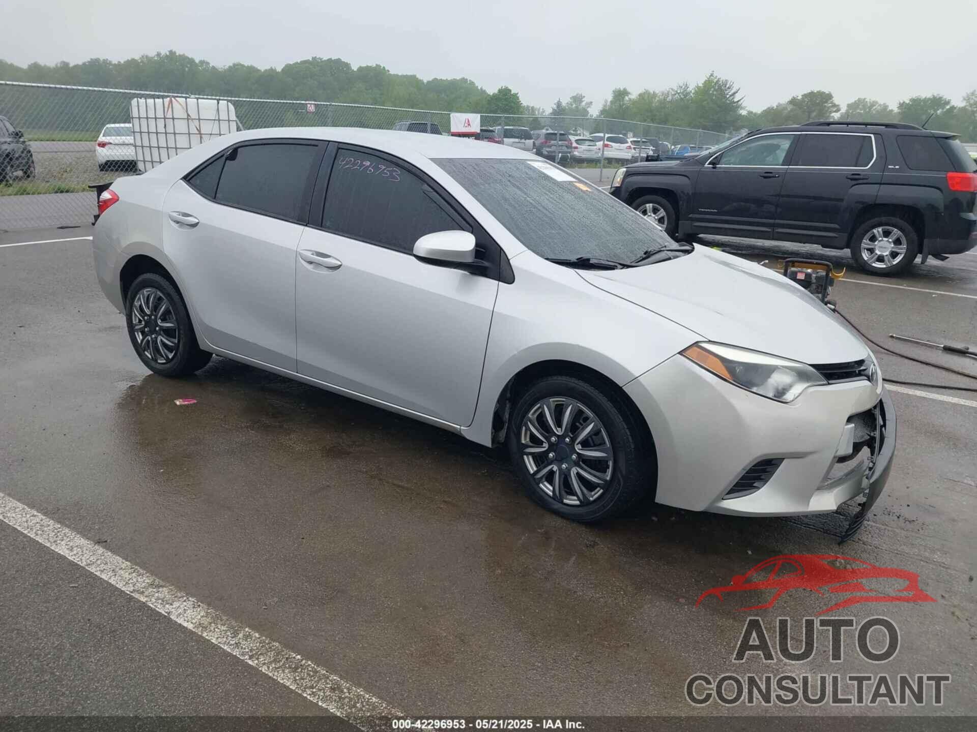 TOYOTA COROLLA 2015 - 5YFBURHE0FP315686