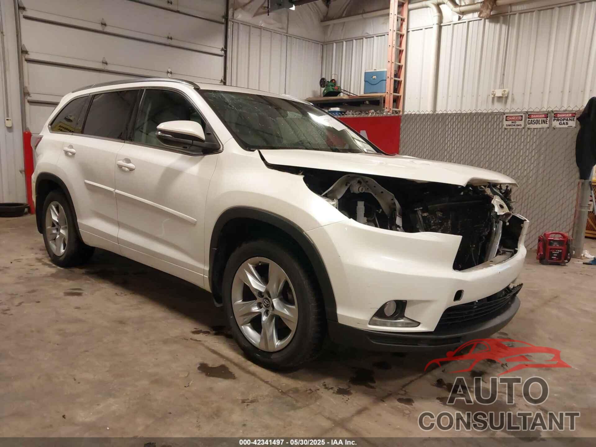 TOYOTA HIGHLANDER 2016 - 5TDDKRFH2GS292674