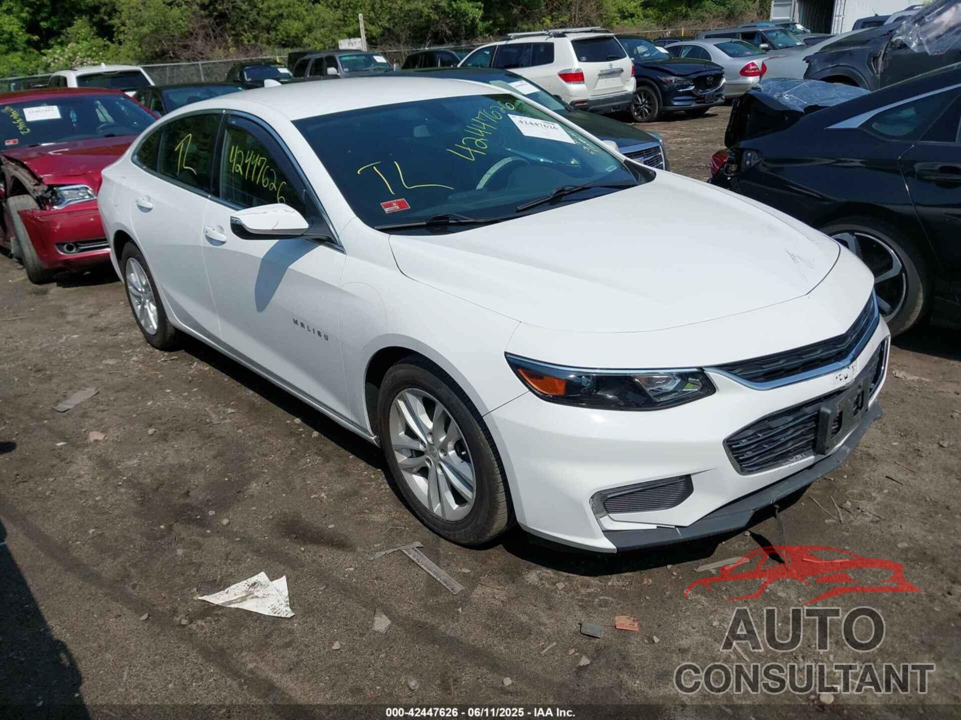 CHEVROLET MALIBU 2016 - 1G1ZE5ST9GF288405