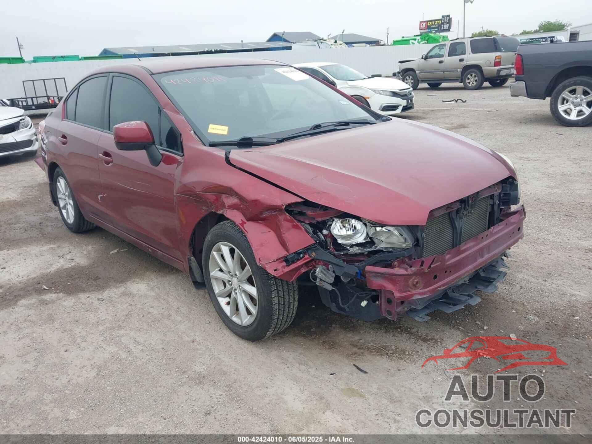 SUBARU IMPREZA 2012 - JF1GJAC66CH012490