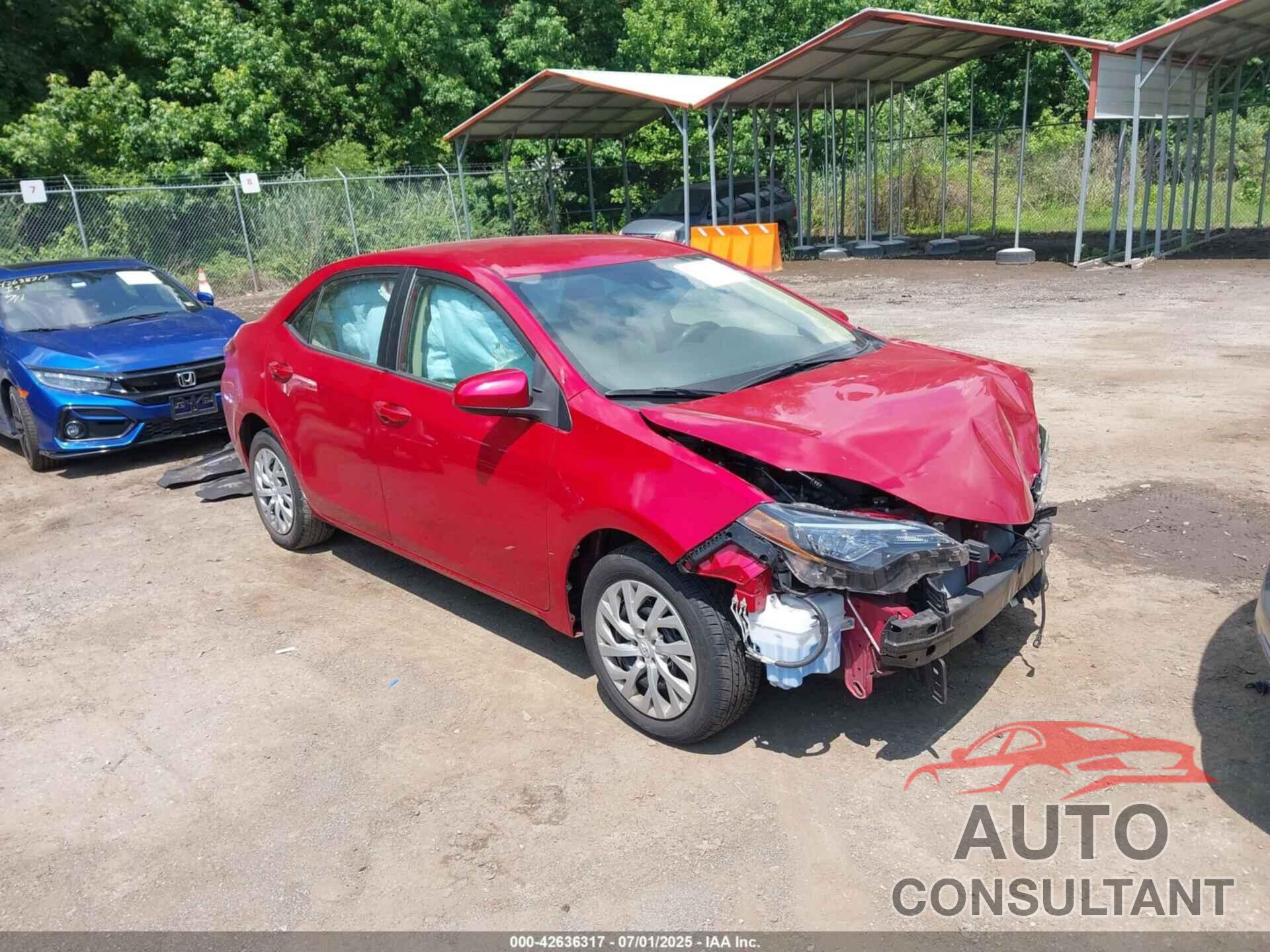 TOYOTA COROLLA 2018 - 2T1BURHE7JC009321