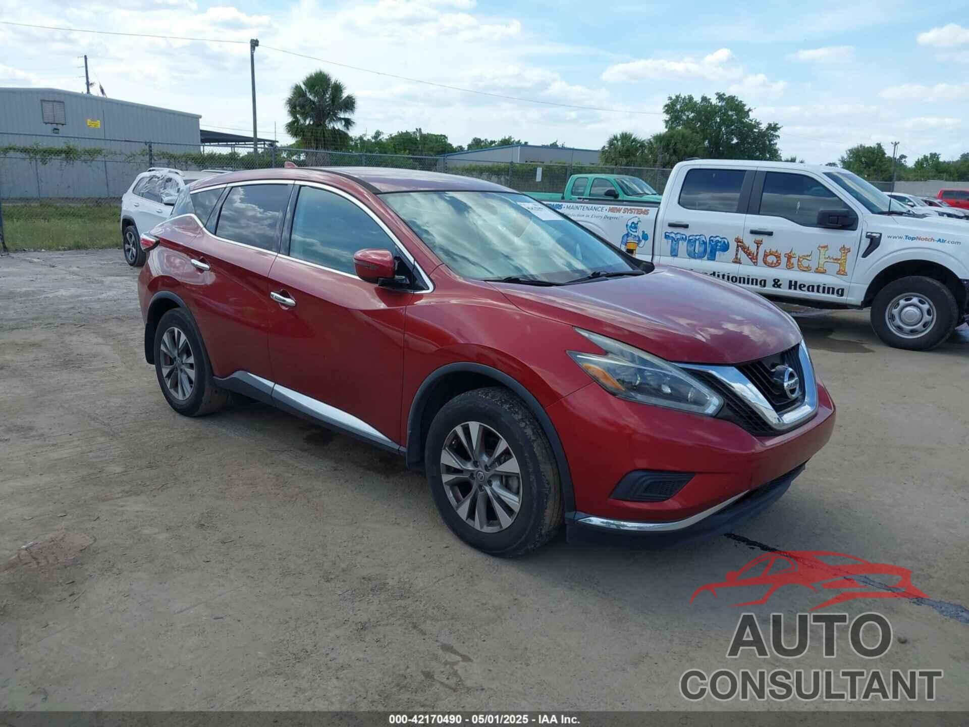 NISSAN MURANO 2018 - 5N1AZ2MG7JN169641