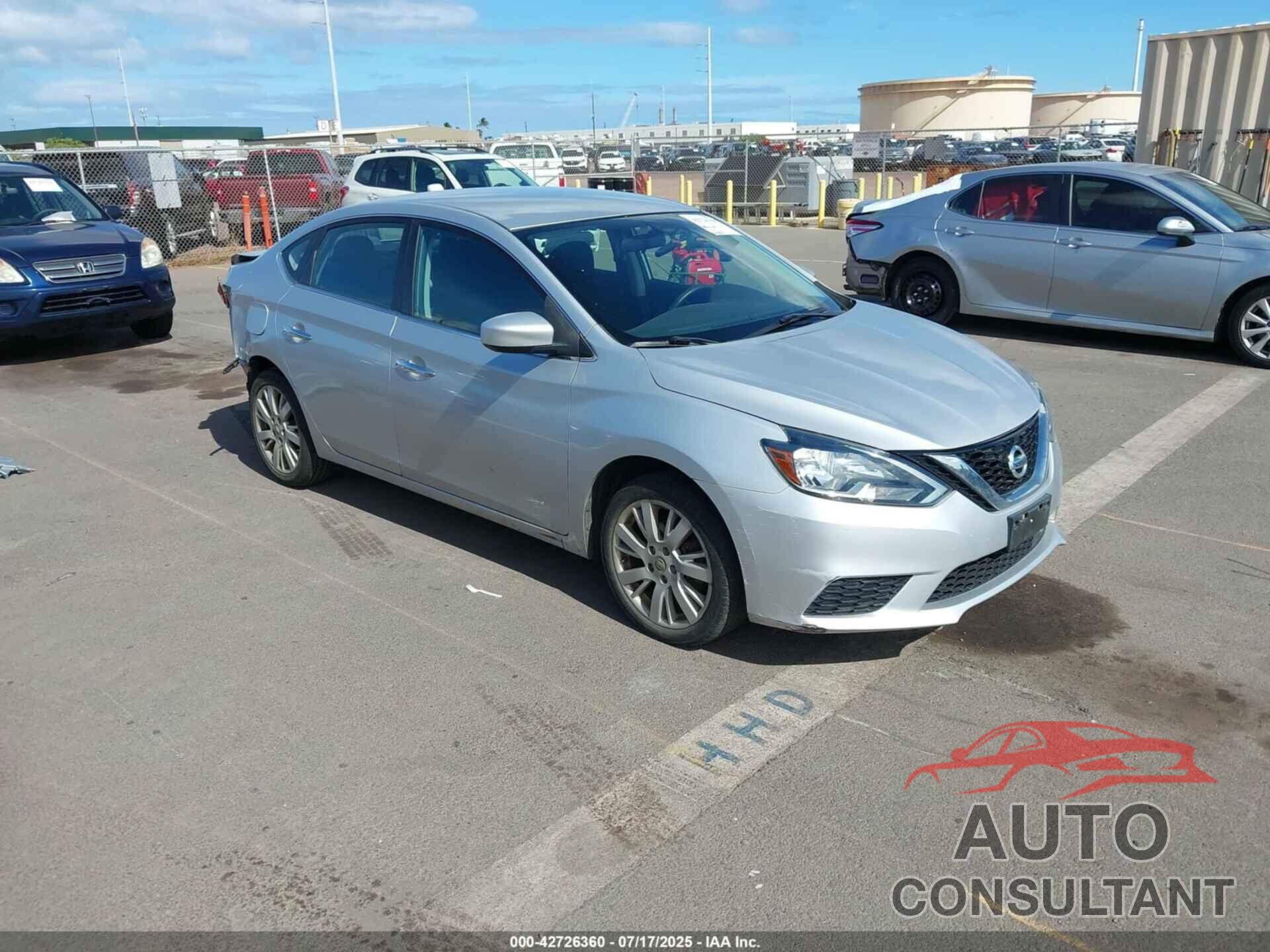 NISSAN SENTRA 2018 - 3N1AB7AP1JY329674