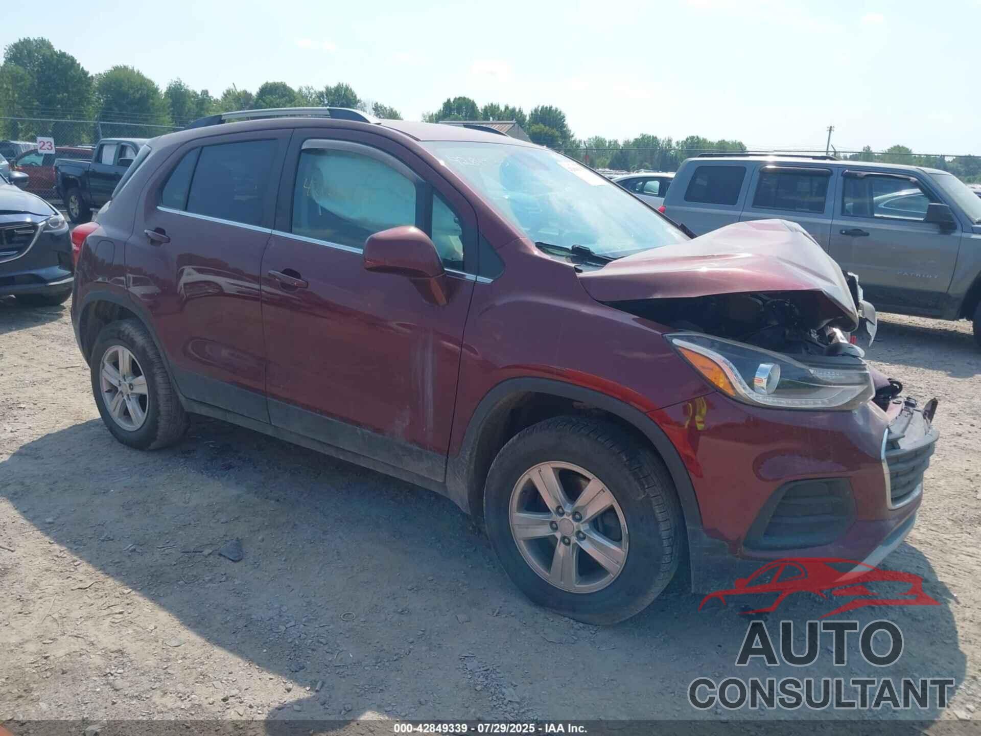 CHEVROLET TRAX 2017 - 3GNCJPSB4HL173298