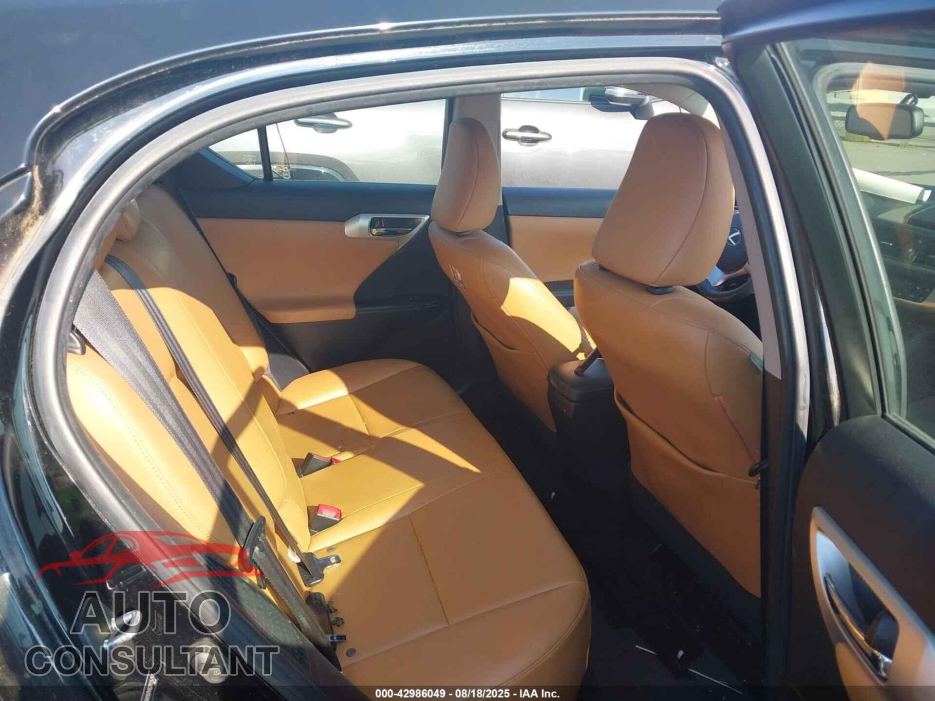 LEXUS CT 200H 2012 - JTHKD5BH9C2115751