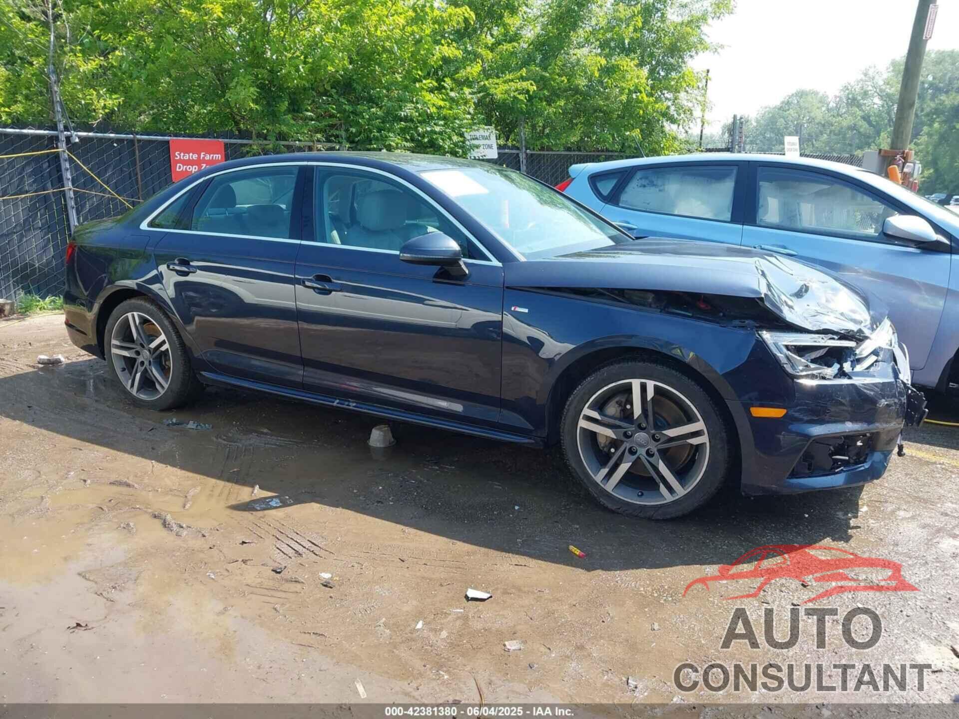 AUDI A4 2018 - WAUENAF43JA074643