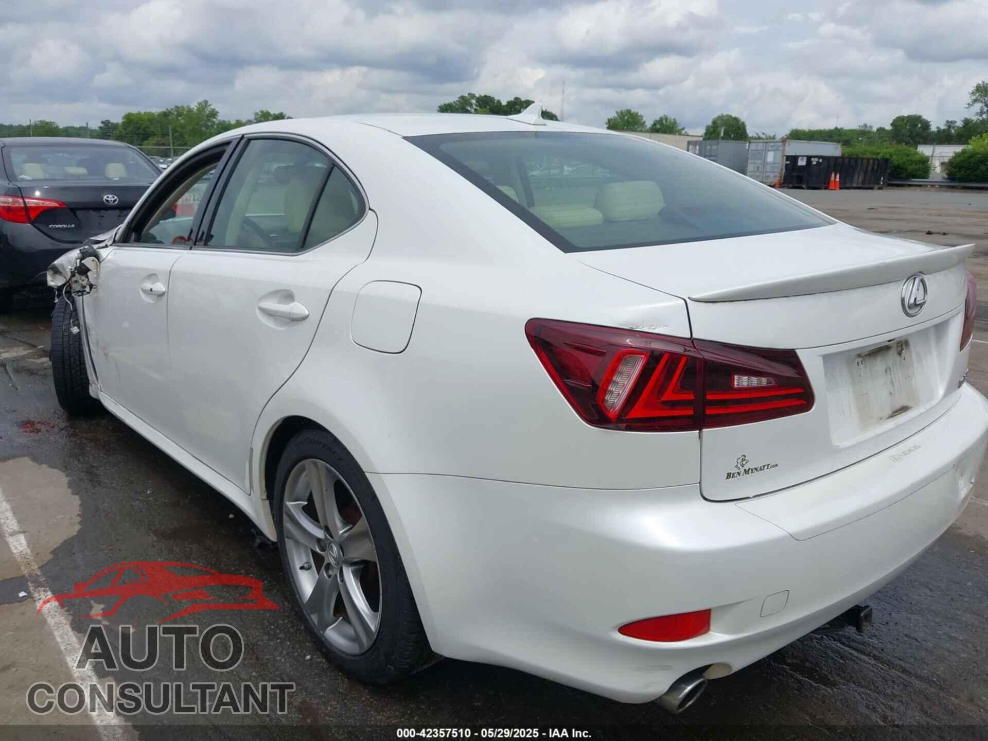 LEXUS IS 350 2011 - JTHBE5C25B5027770
