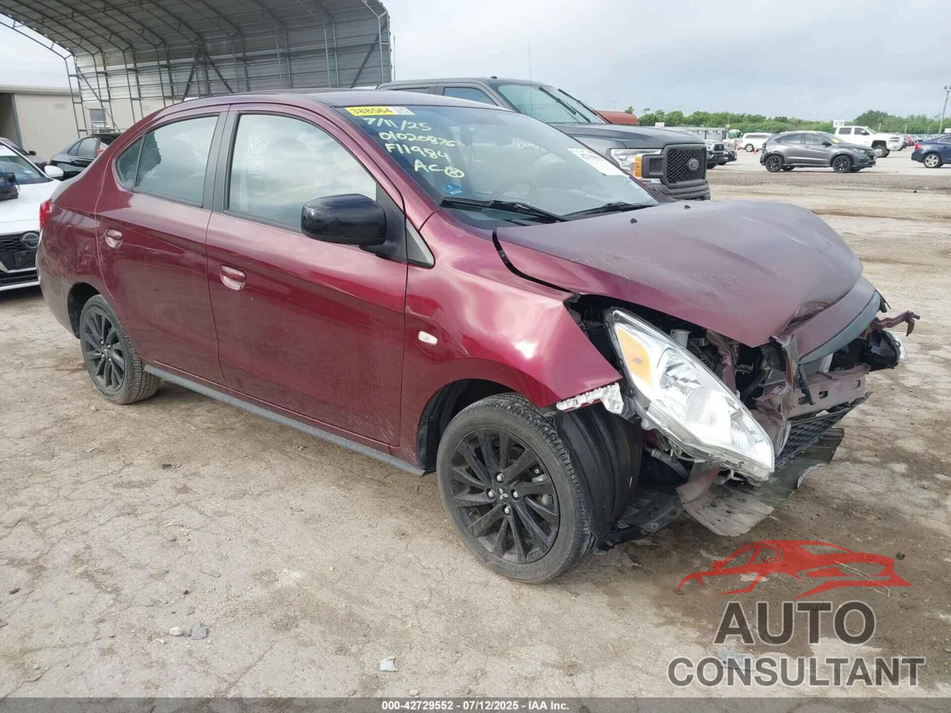 MITSUBISHI MIRAGE G4 2020 - ML32F4FJXLHF11984