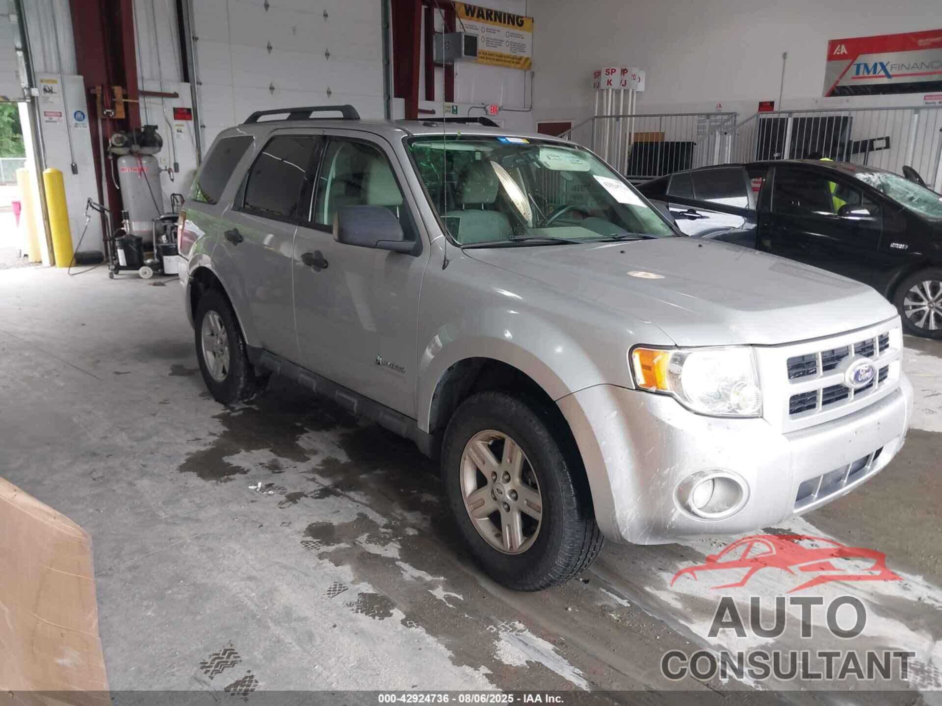 FORD ESCAPE HYBRID 2010 - 1FMCU5K33AKA32609