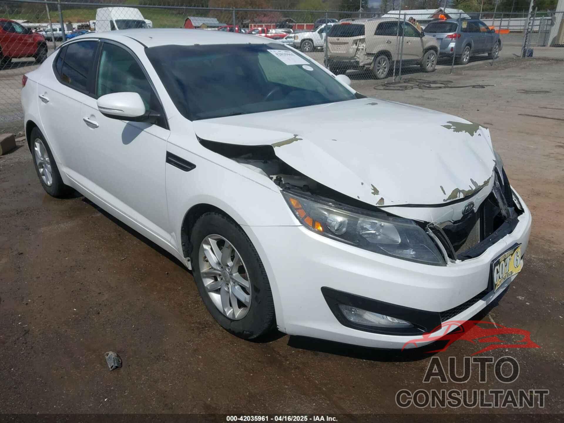 KIA OPTIMA 2012 - 5XXGM4A70CG073636